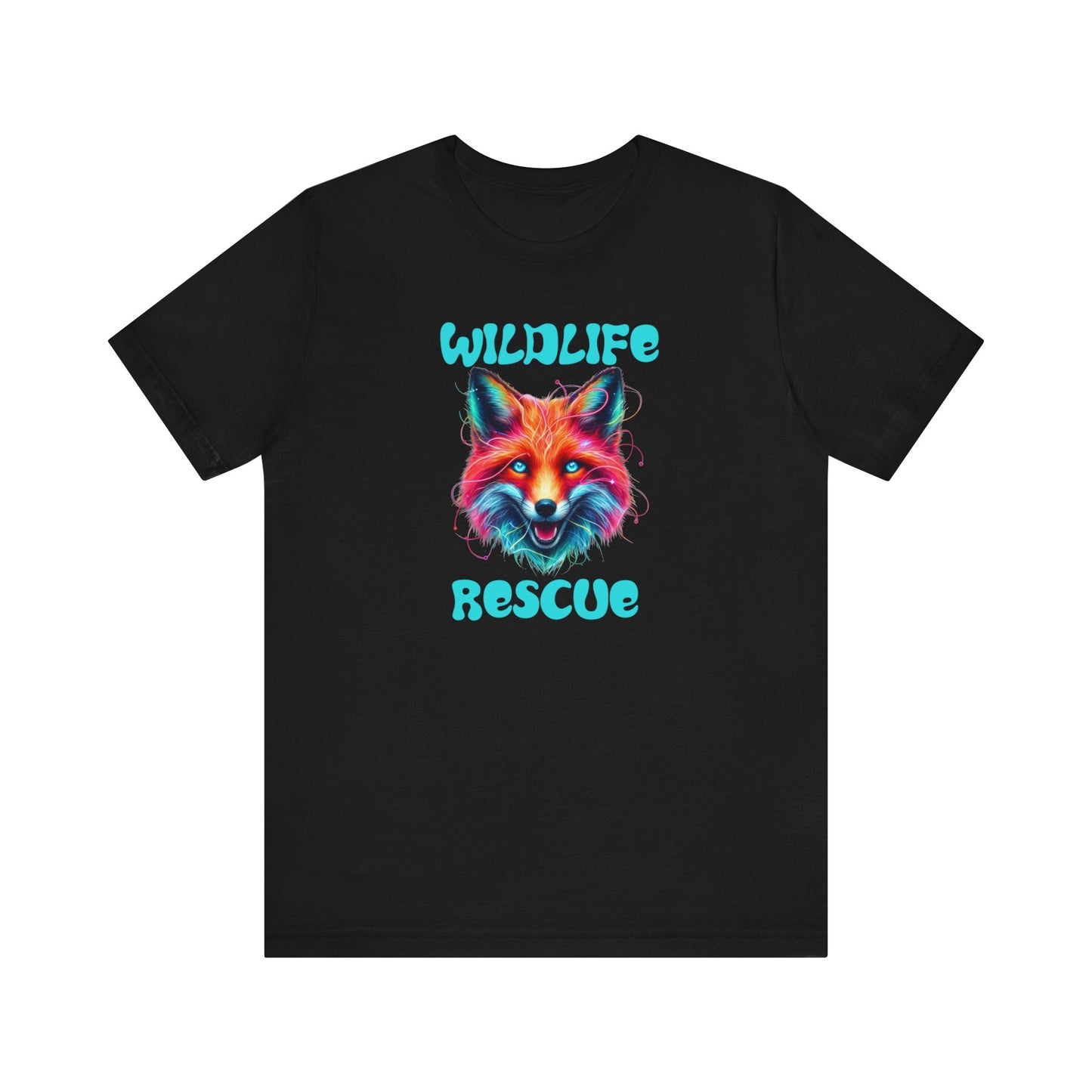 WildLife Rescue Neon Fox Tee - Four More Paws