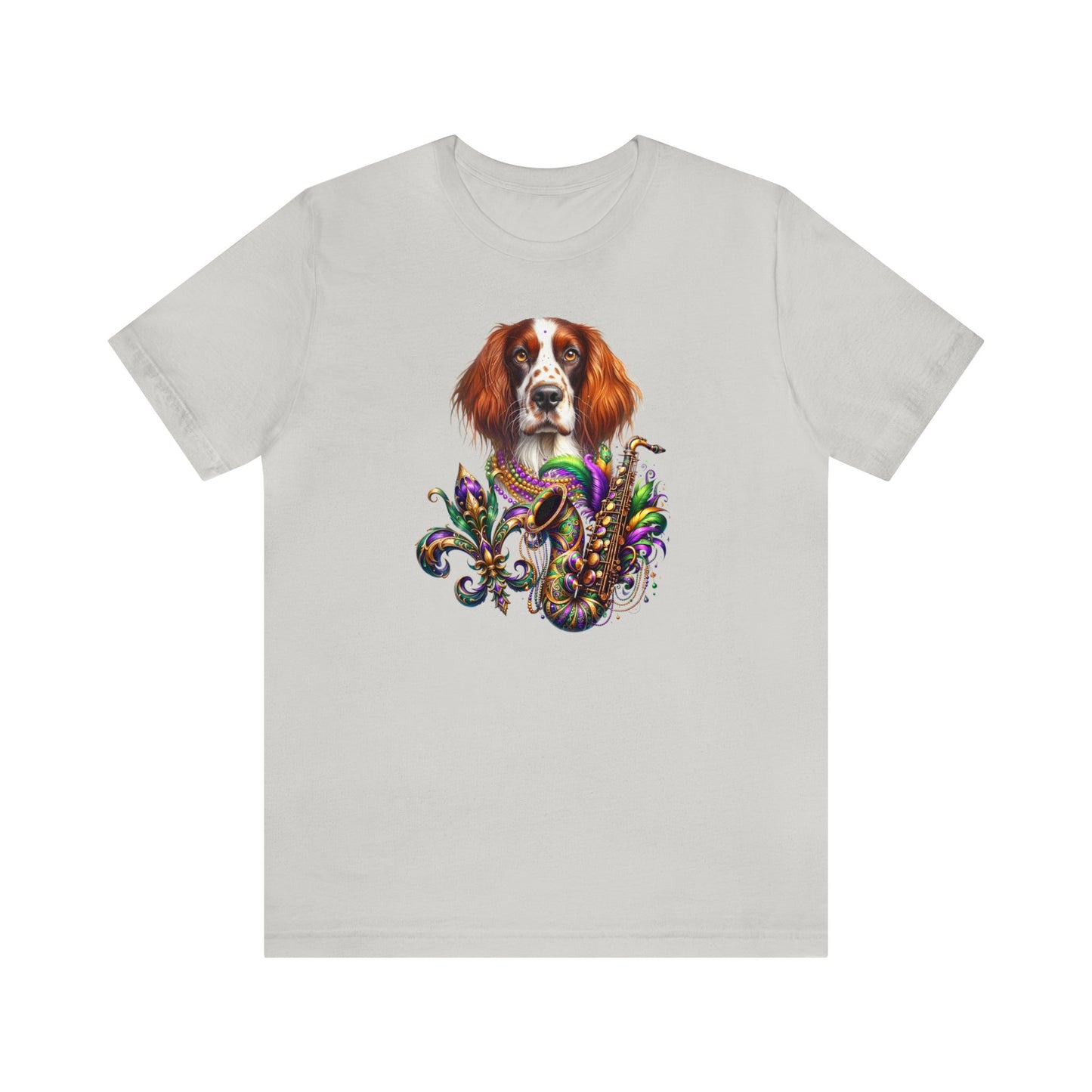 English Setter Mardi Gras