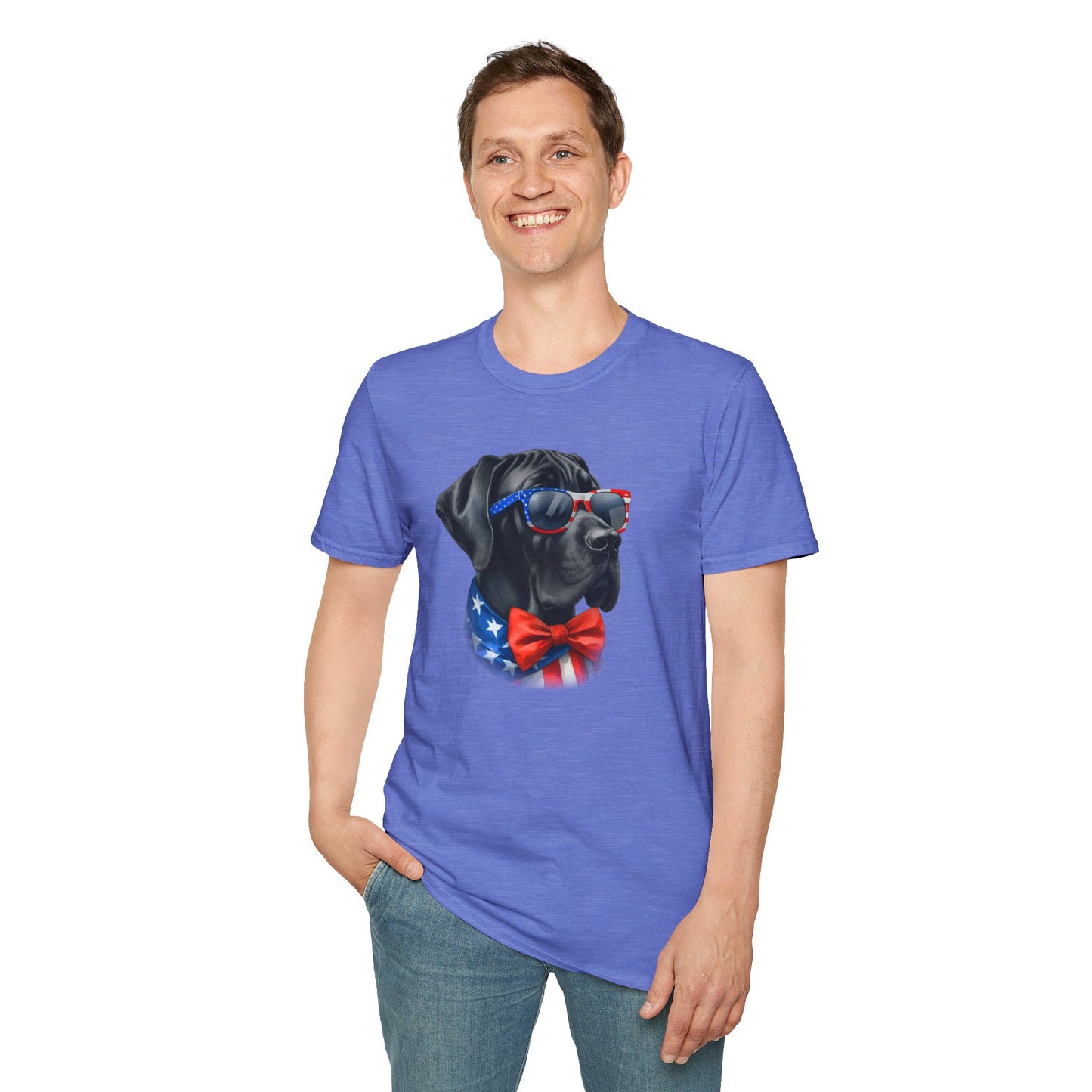 Patriotic Great Dane Tee - Four More Paws