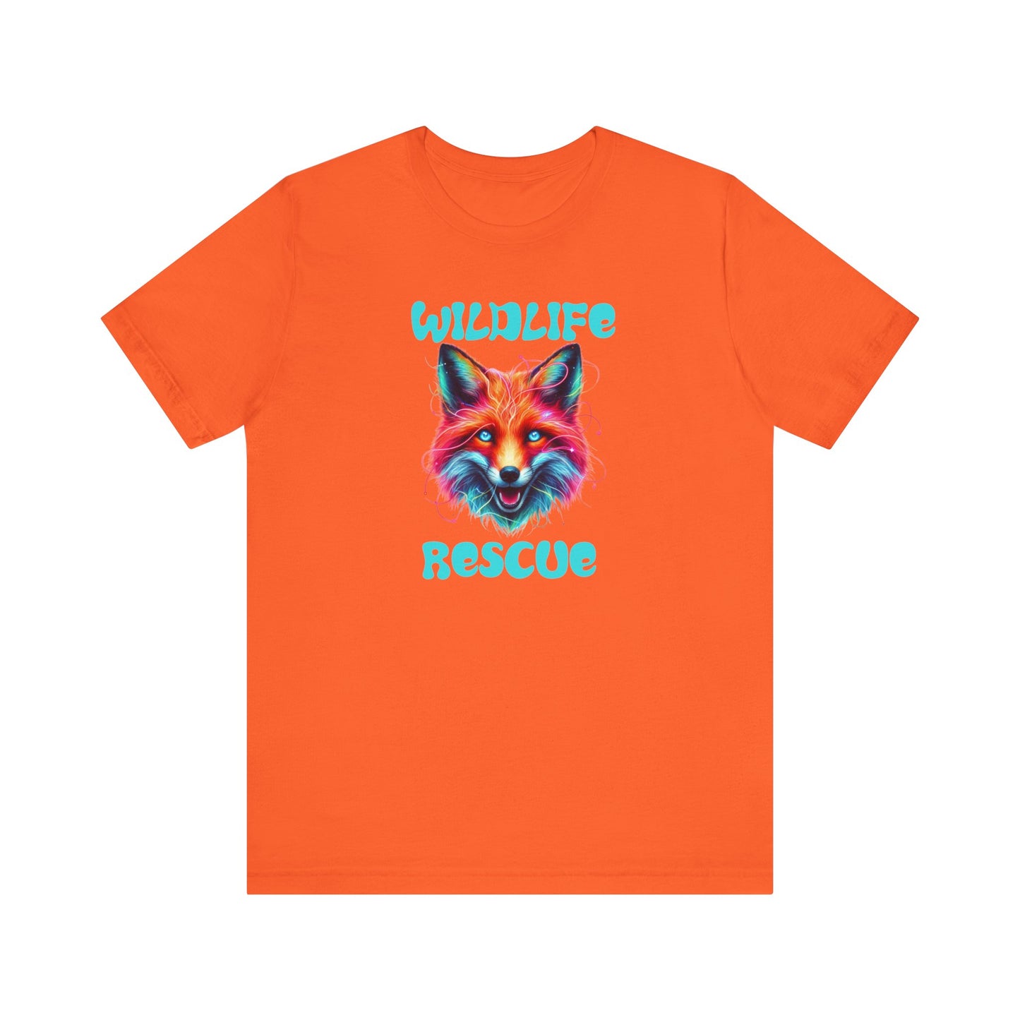 WildLife Rescue Neon Fox Tee - Four More Paws