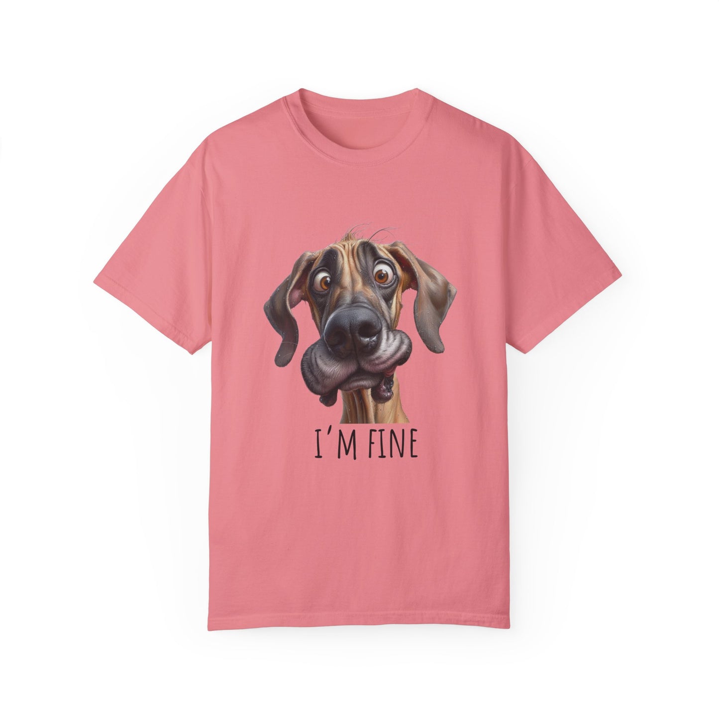 I'm Fine, Great Dane Dog T-Shirt, Funny Gift, Great Dane Owner, Gift for Dog Owners, T-Shirt unisex Clothing Apparel, Funny T-Shirt