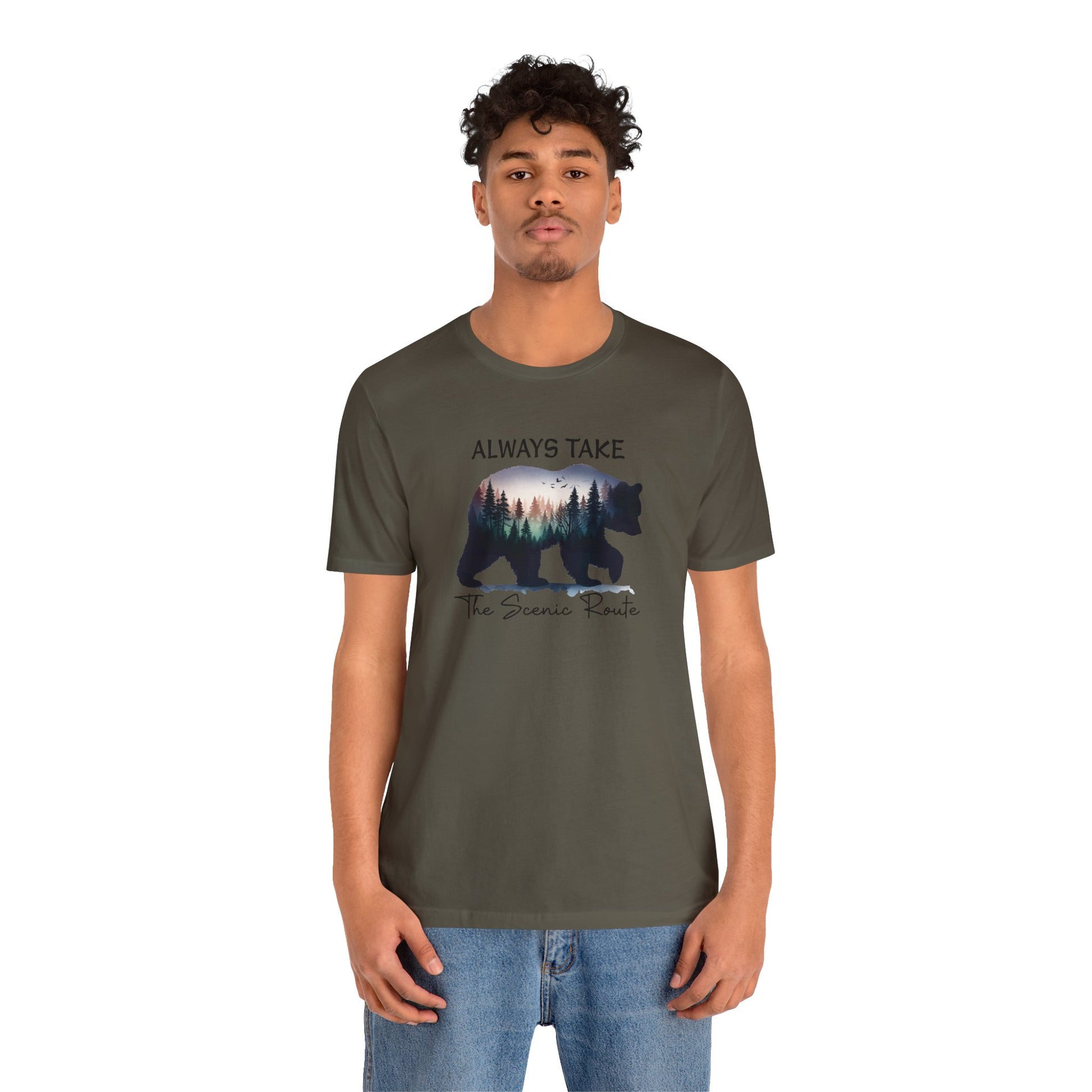 Take the Scenic Route Outdoor Tee - Four More Paws