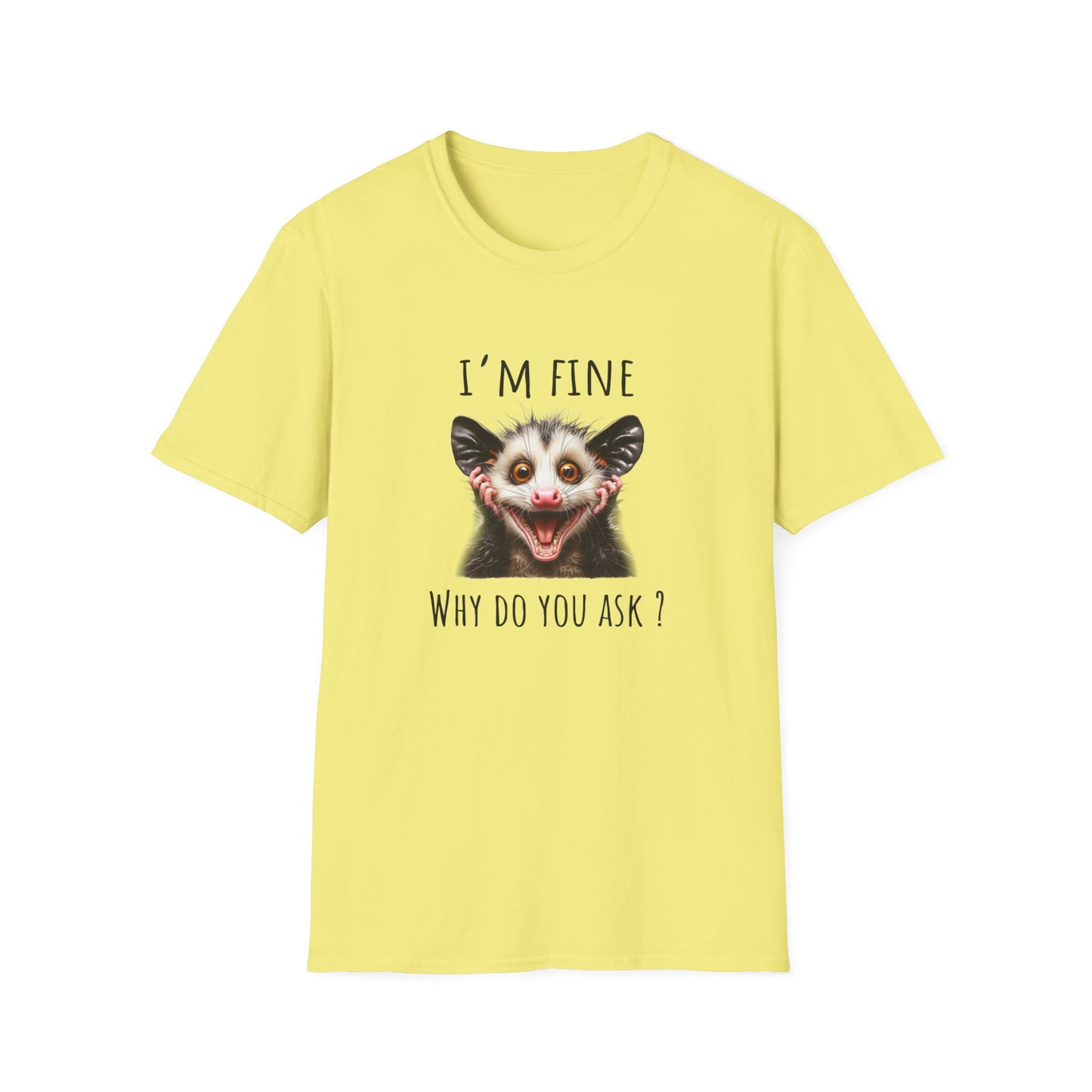 Funny Opossum Soft Style Tee