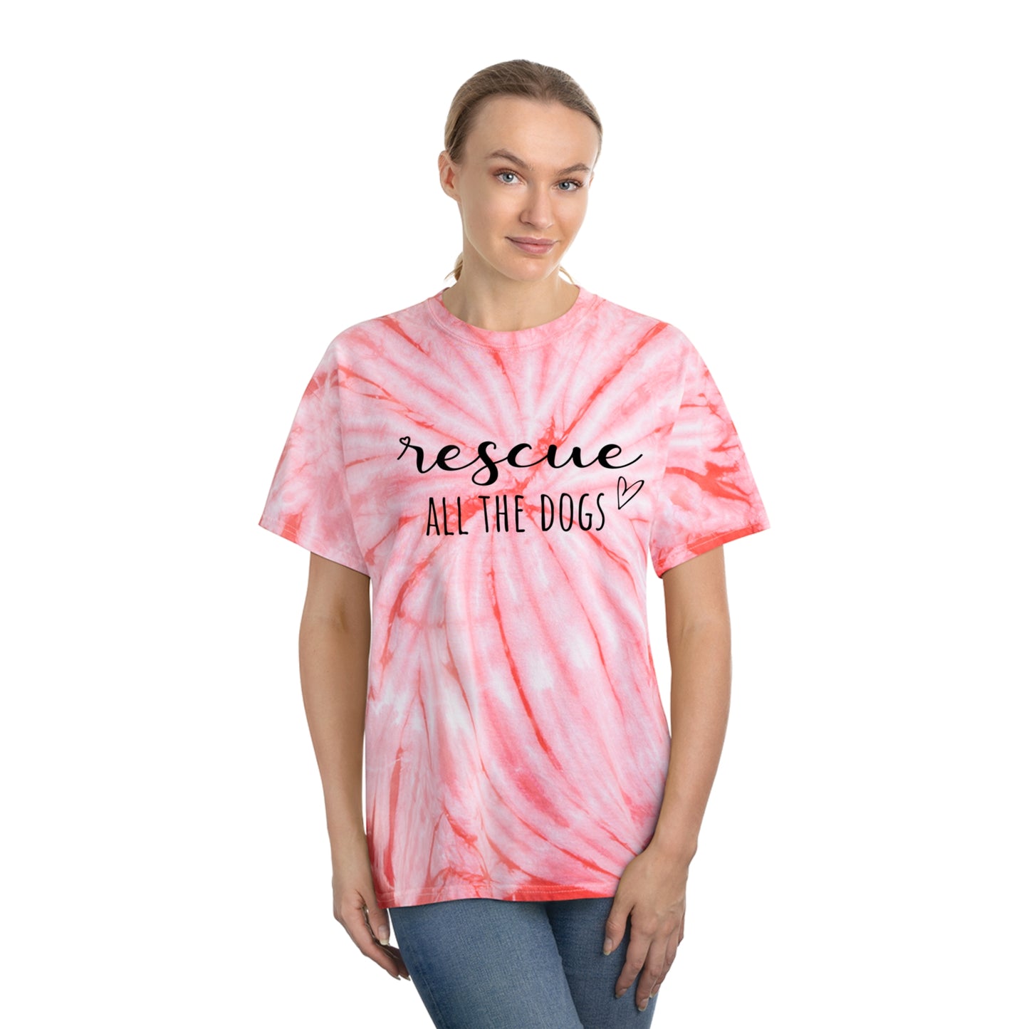 Rescue All The Dogs Tie-Dye Tee