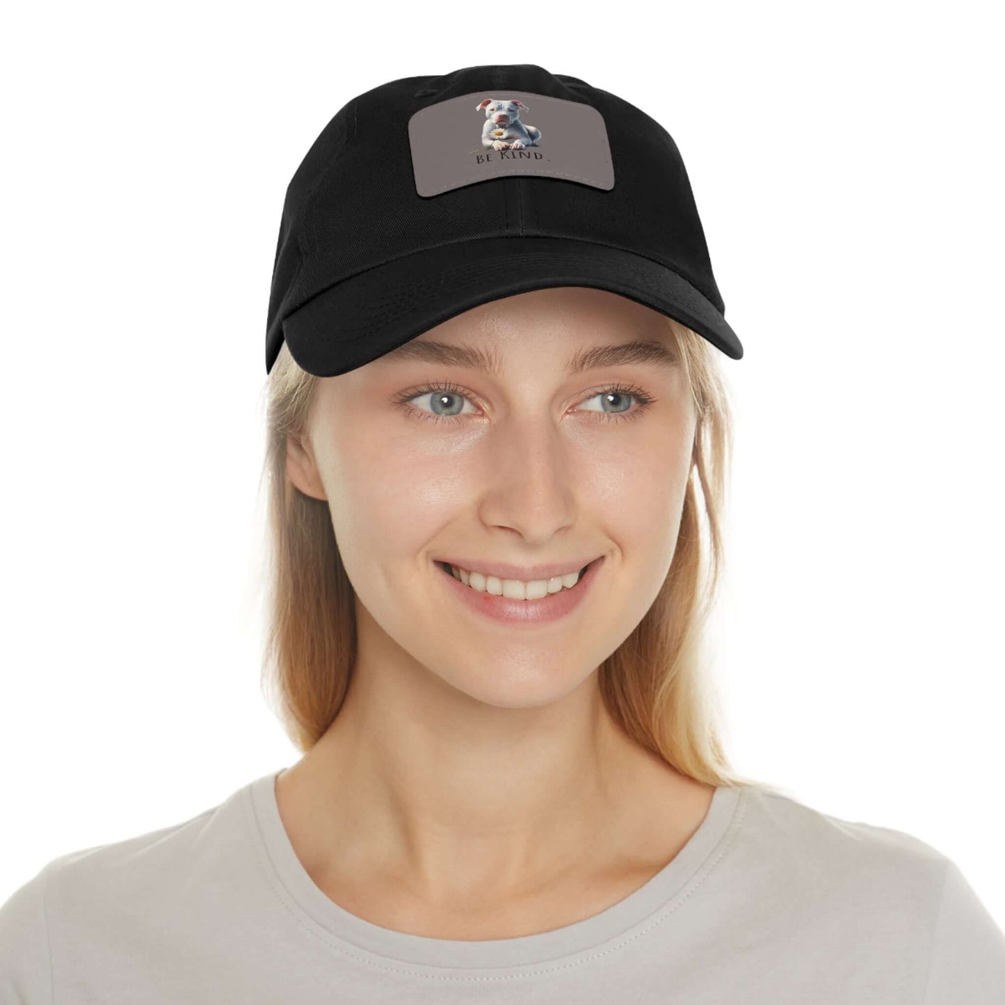 Be Kind White Pit Bull Summer Ball Cap