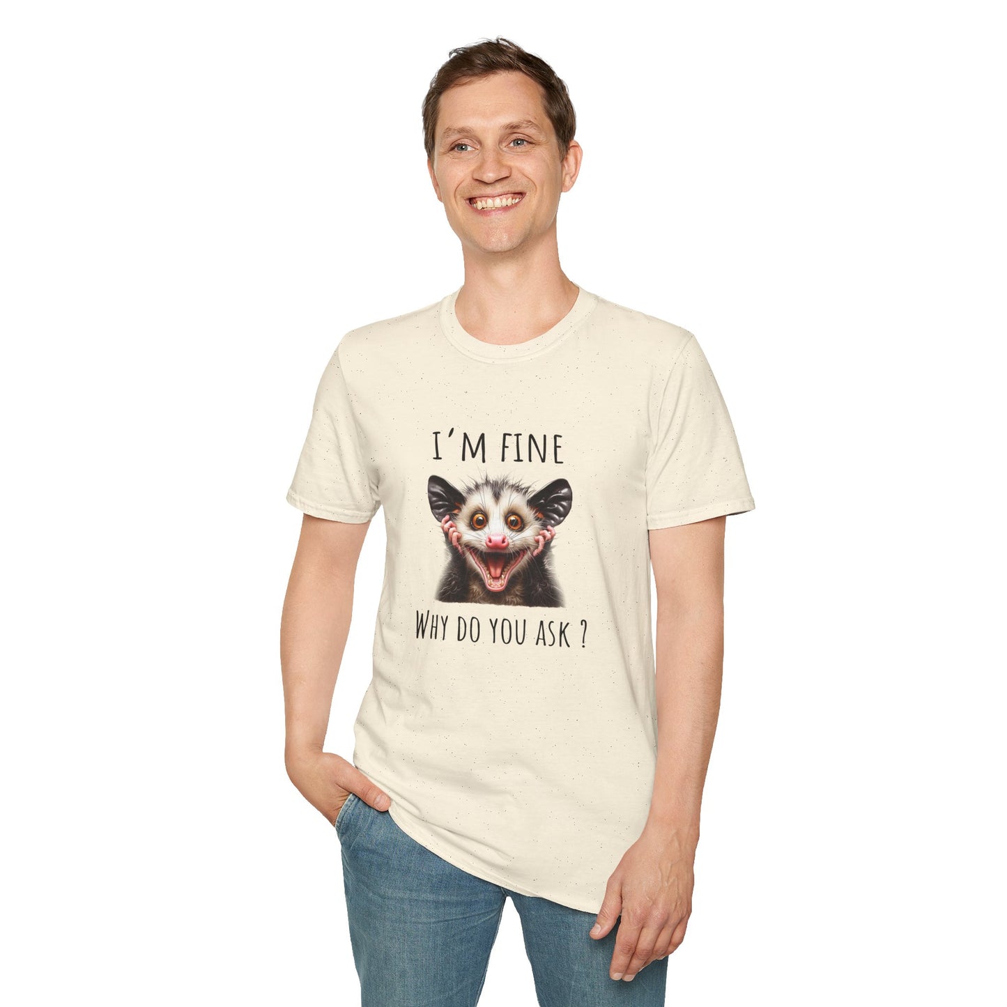 Funny Opossum Soft Style Tee