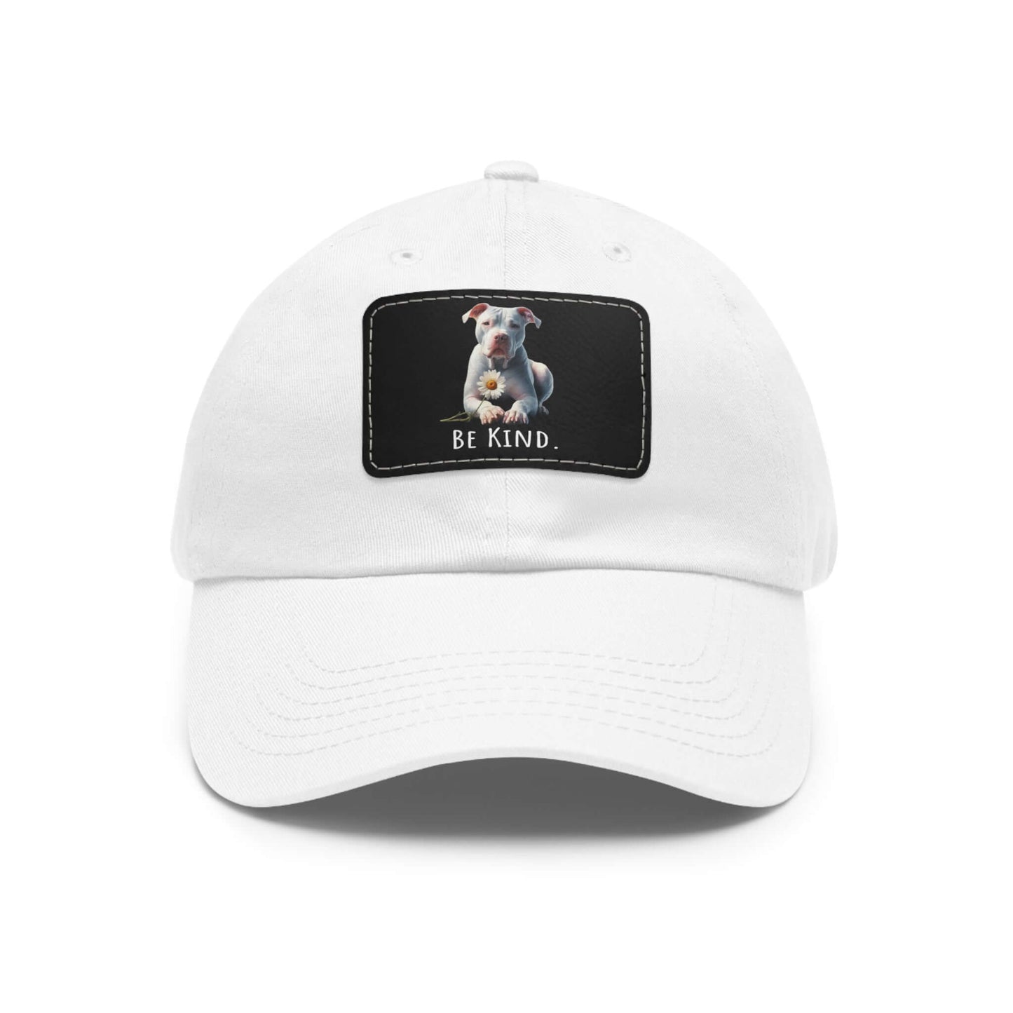 Be Kind White Pit Bull Summer Ball Cap