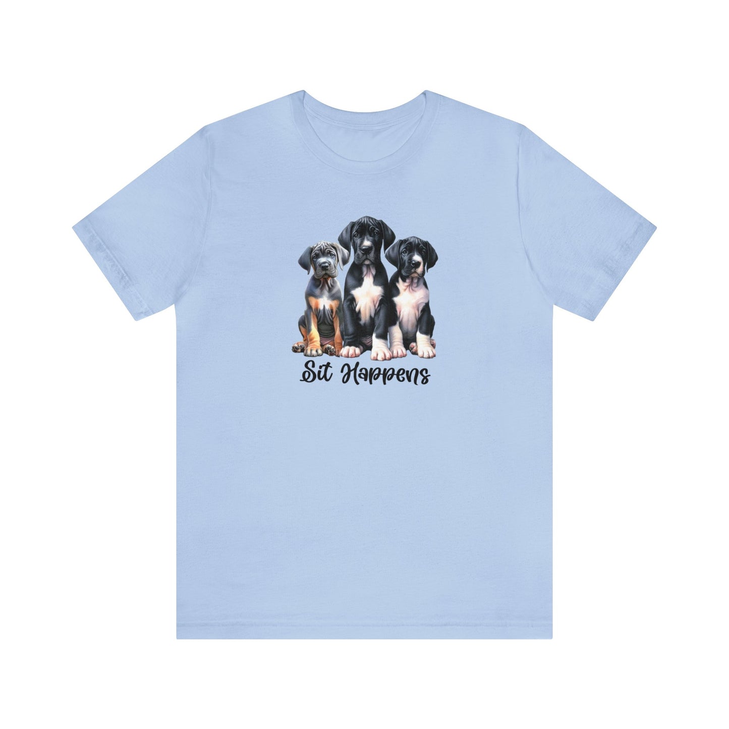 Sit Happens Funny Dog Tee