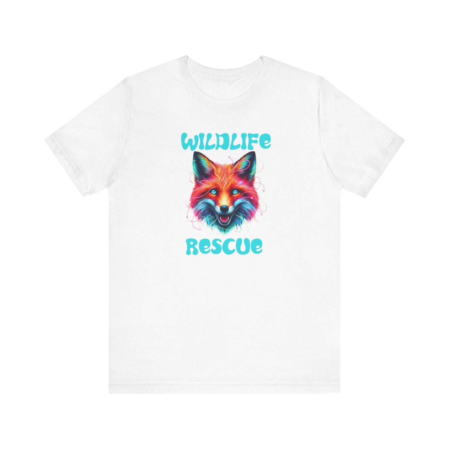 WildLife Rescue Neon Fox Tee - Four More Paws