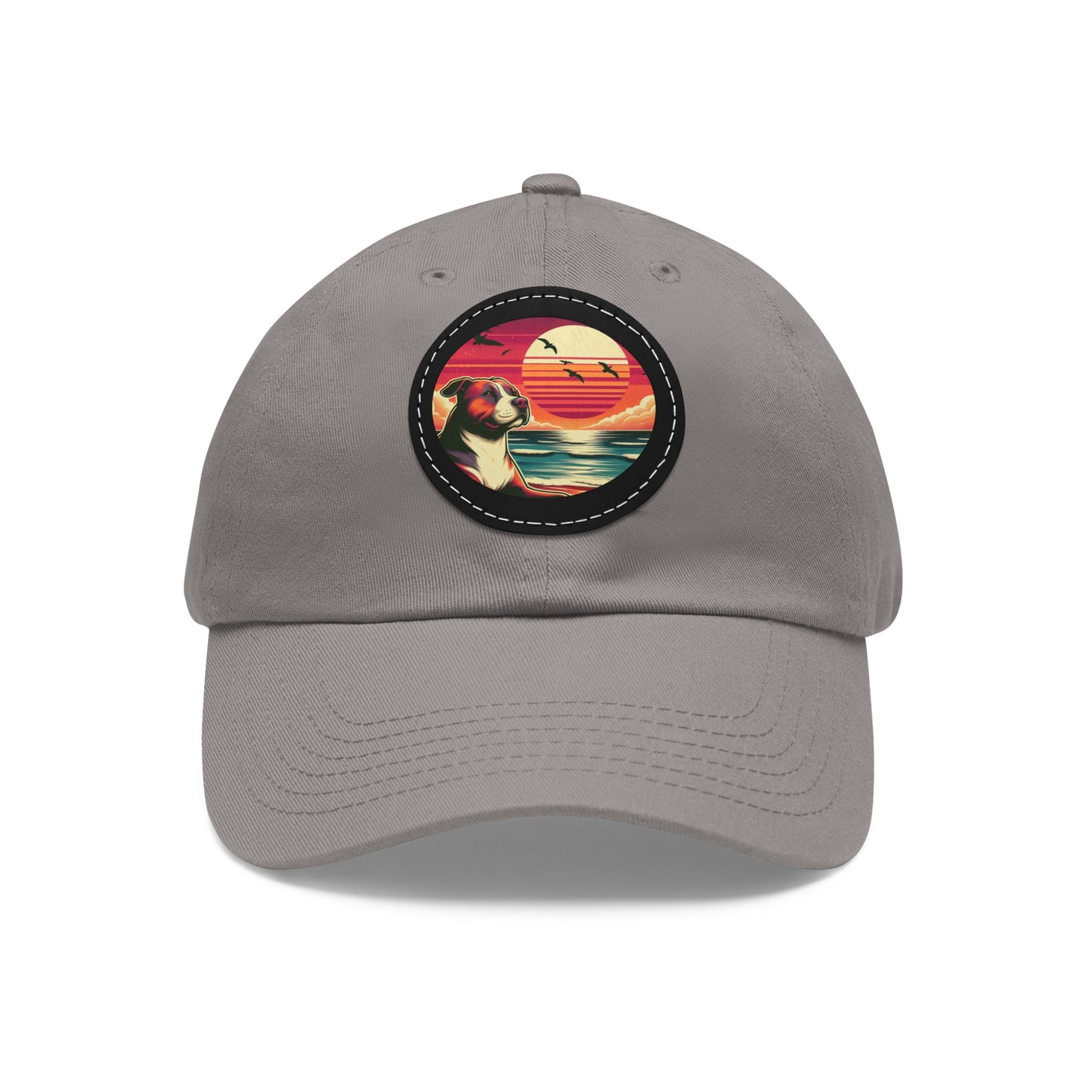 Pit Bull Summer Vibes Classic Summer Ball Cap, Pitbull Mom, Pitbull Dad, Pittie Lovers, Popular Vacation Hat,