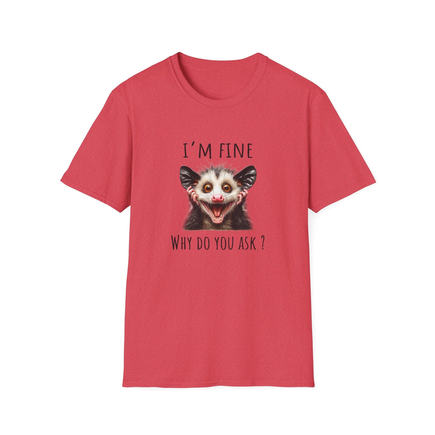 Funny Opossum Soft Style Tee