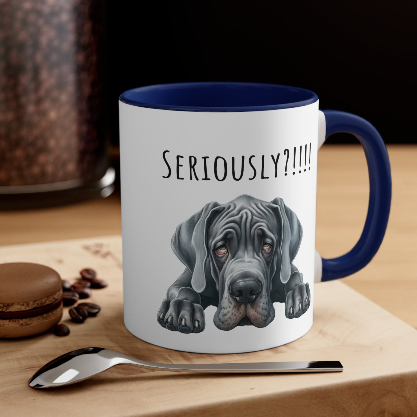 Seriously Funny Dog Morning Coffee Mug