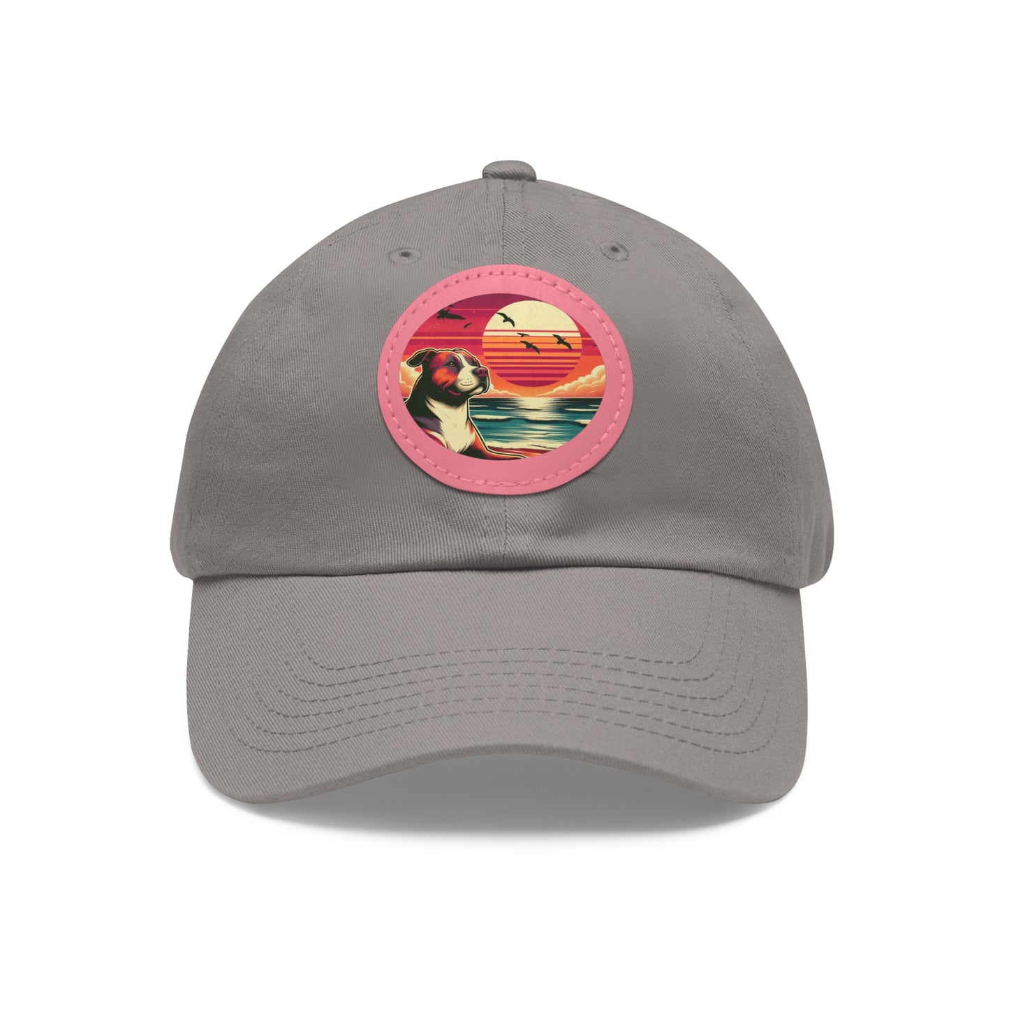 Pit Bull Summer Vibes Classic Summer Ball Cap, Pitbull Mom, Pitbull Dad, Pittie Lovers, Popular Vacation Hat,