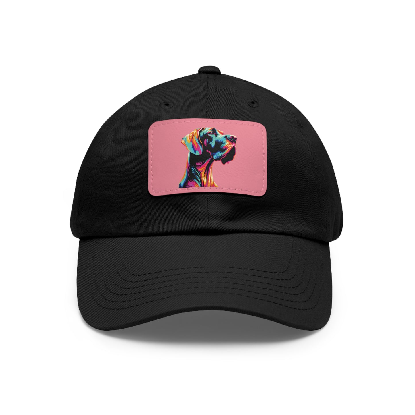 Bright Neon Great Dane Summer Ball Cap