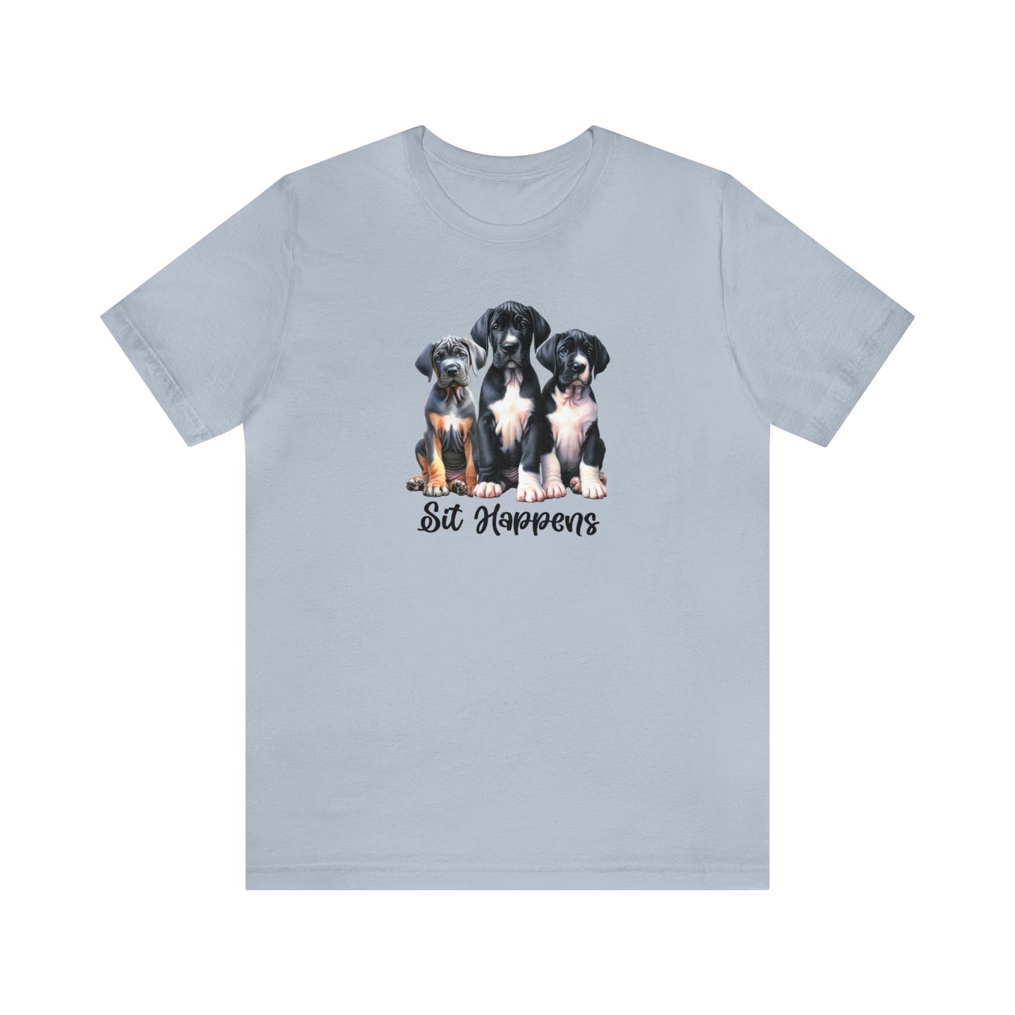 Sit Happens Funny Dog Tee