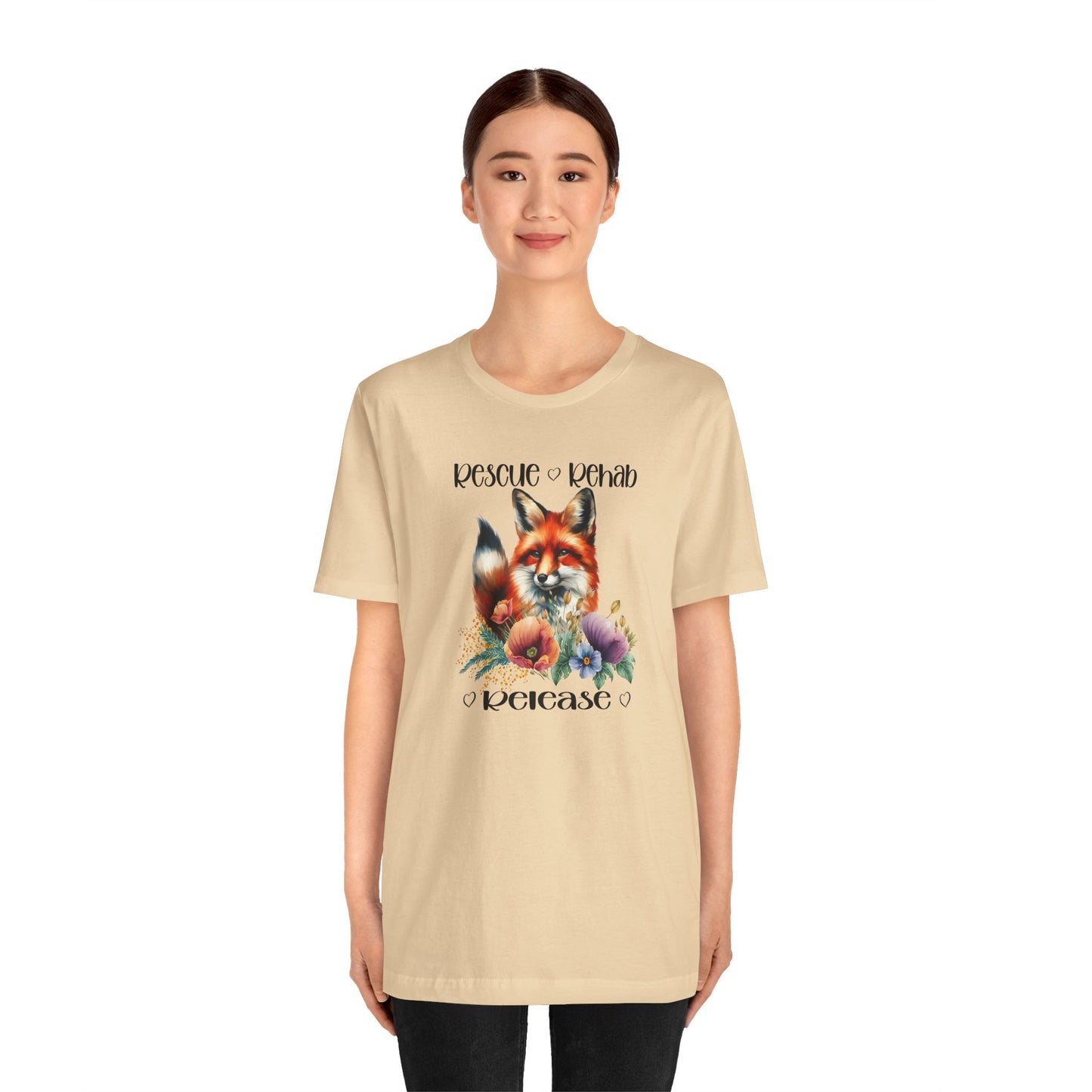 Rescue Rehab Release Fox Tee - Four More Paws