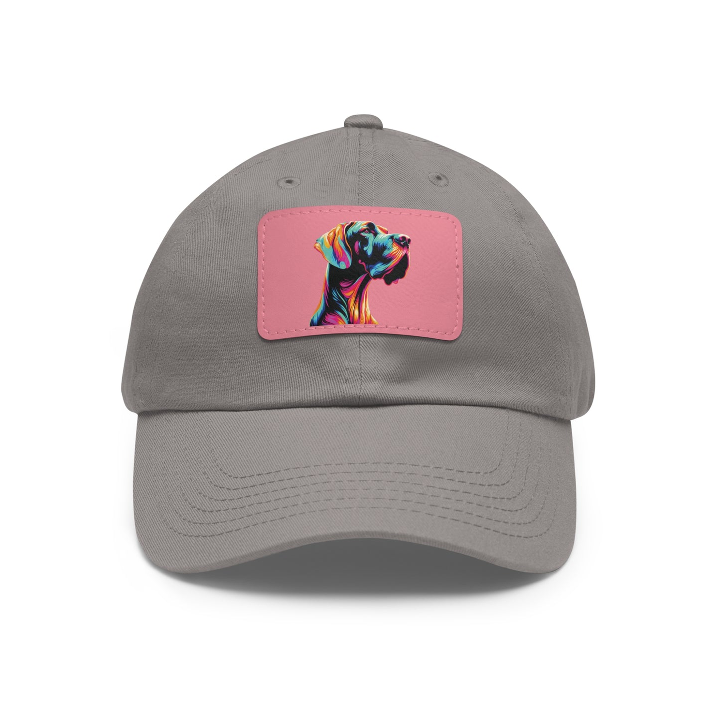 Bright Neon Great Dane Summer Ball Cap