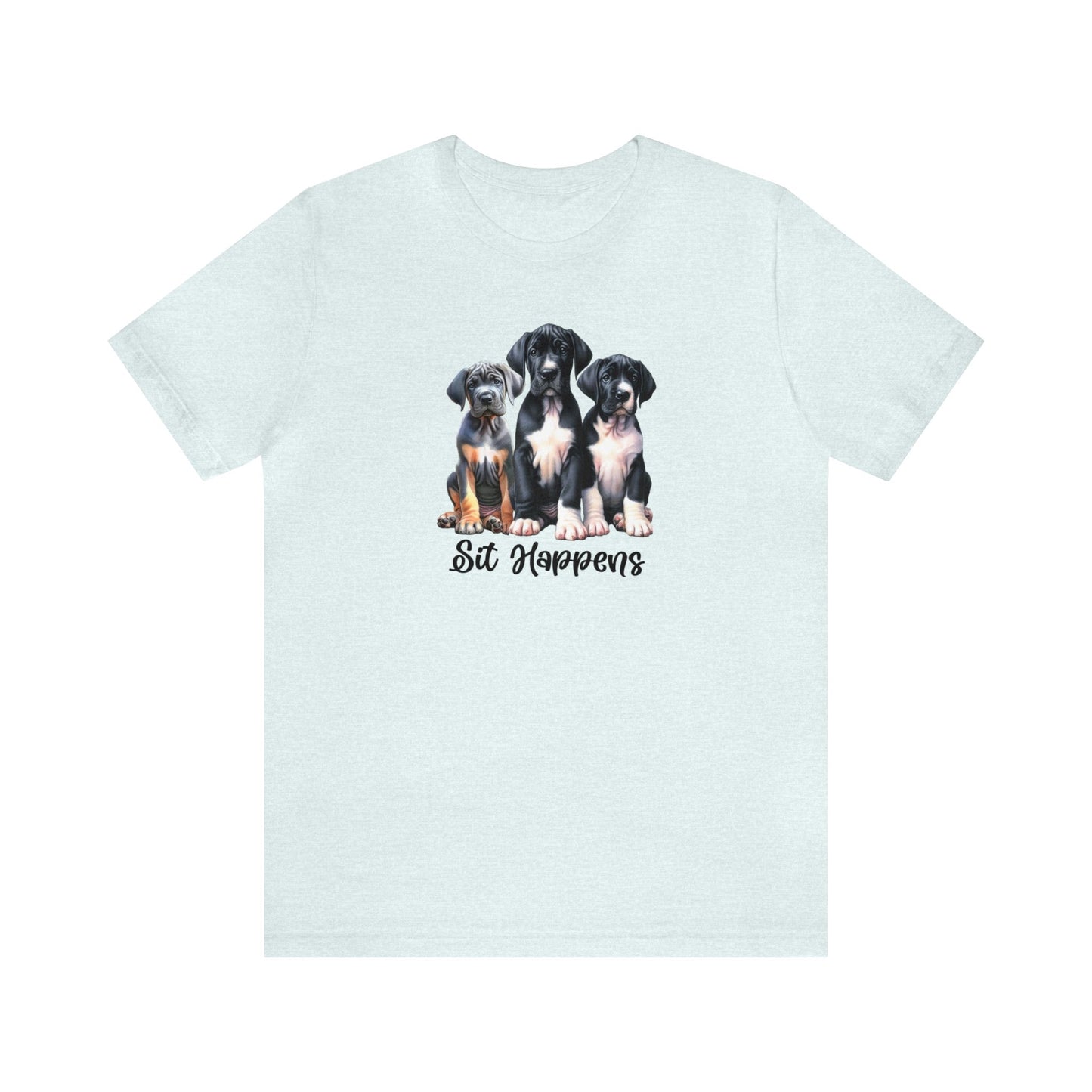 Sit Happens Funny Dog Tee