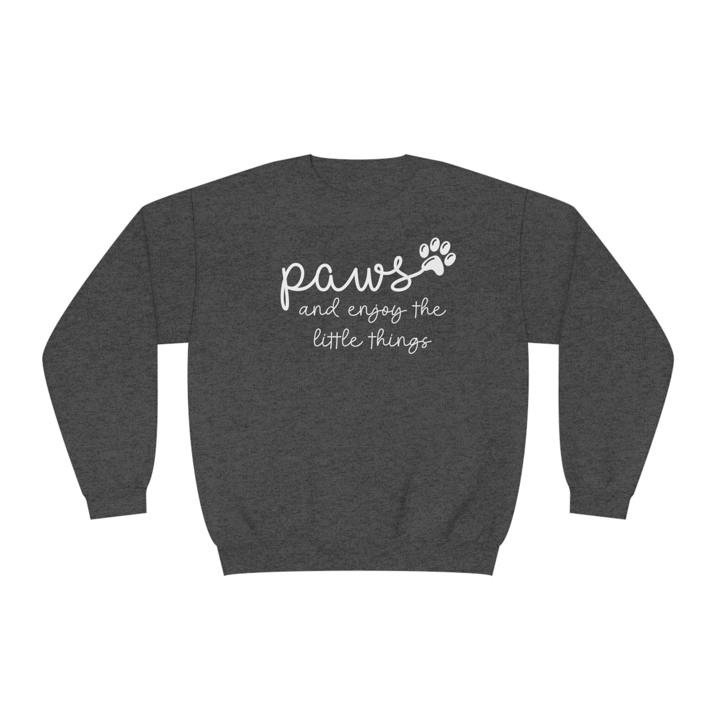 Paws and Enjoy The Little Things Unisex NuBlend® Crewneck Sweatshirt