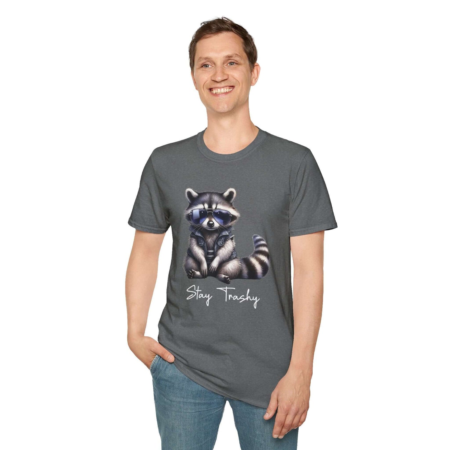 Stay Trashy Funny Racoon Tee