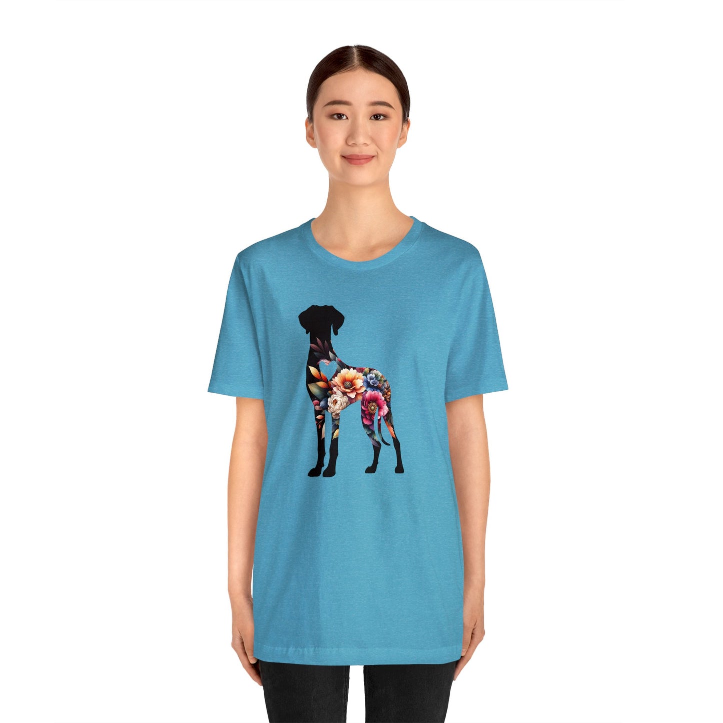 Great Dane Floral T-Shirt