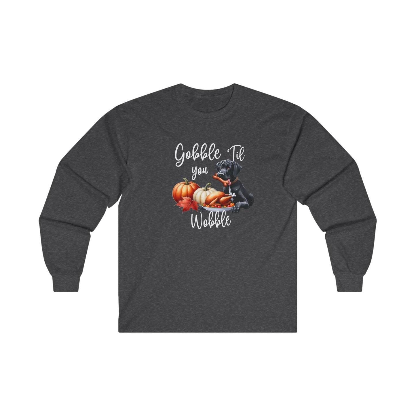 Great Dane Long Sleeve Thanksgiving Tee