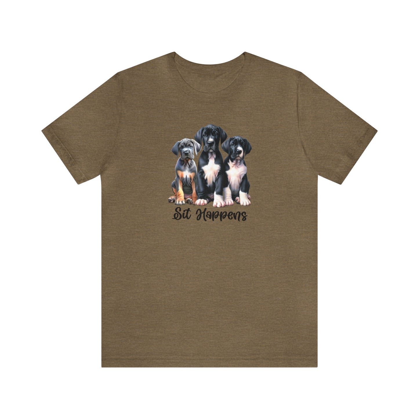 Sit Happens Funny Dog Tee