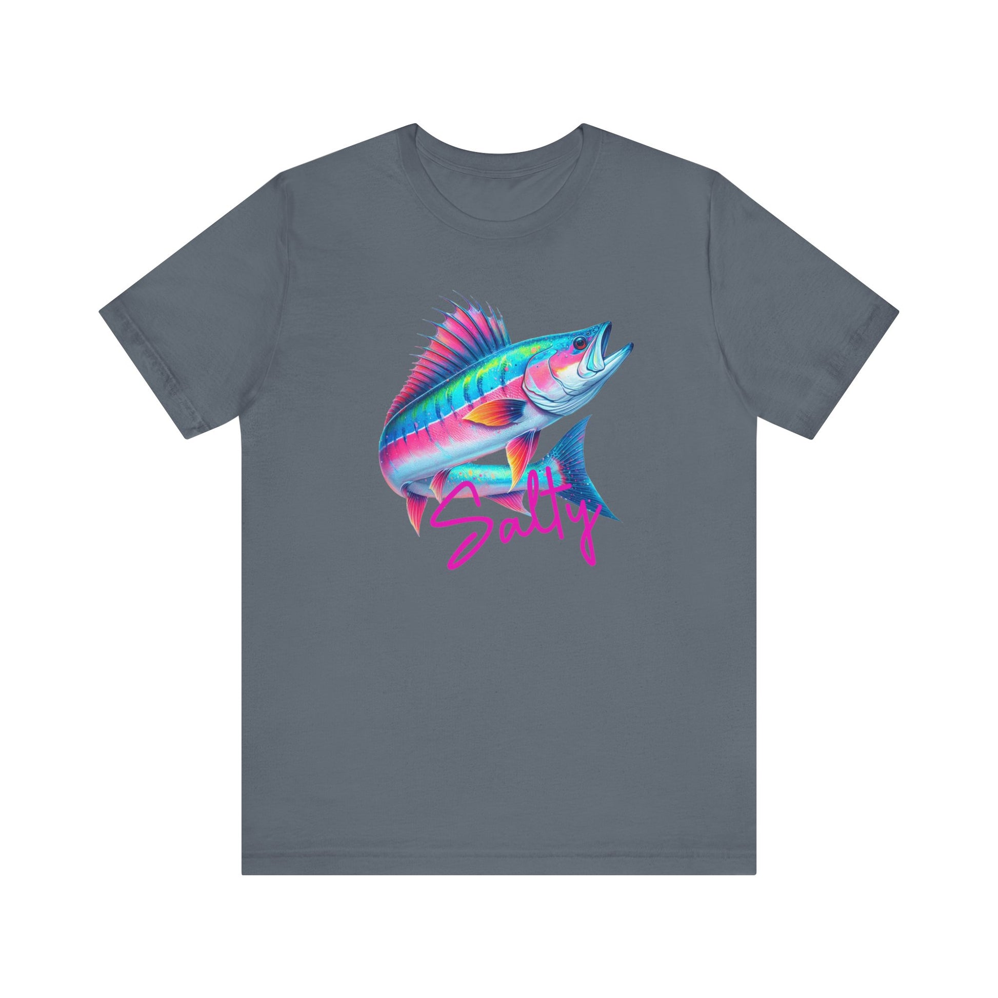 Salty Outdoor Fishing Tee Shirt - Four More Paws