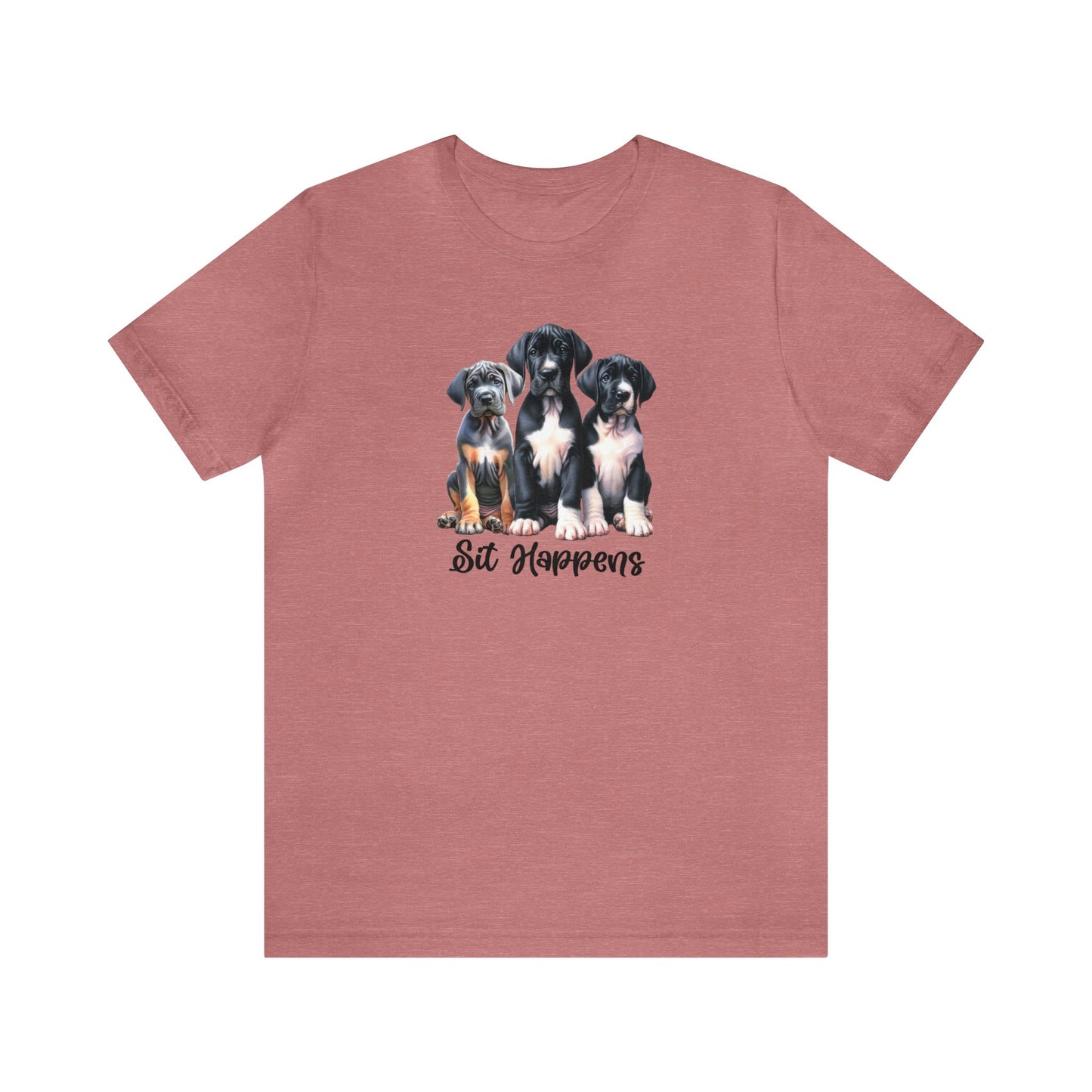 Sit Happens Funny Dog Tee