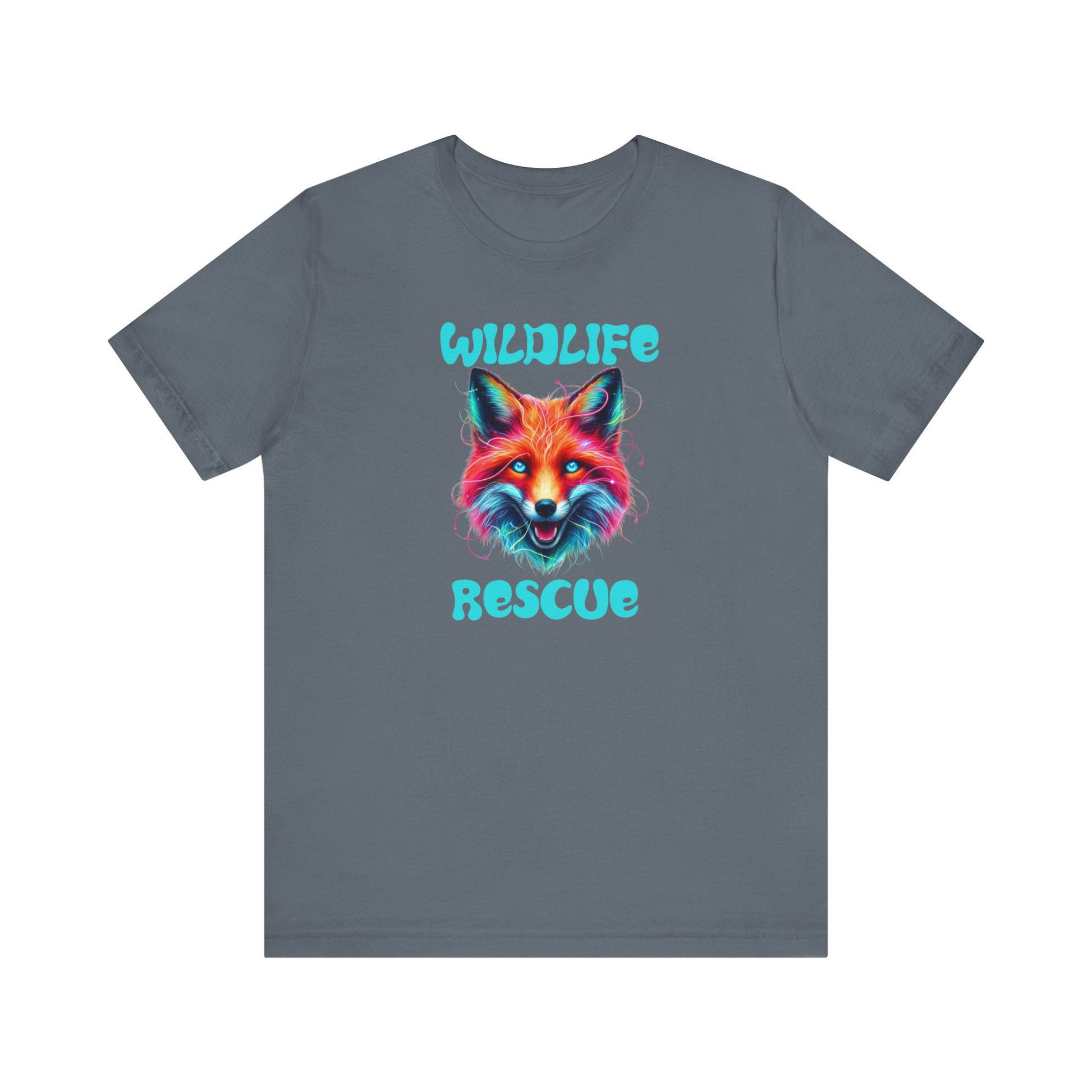 WildLife Rescue Neon Fox Tee - Four More Paws