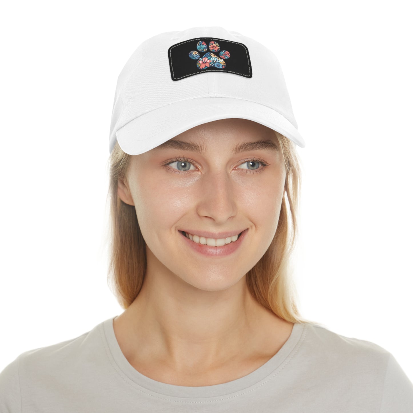 Dog Mom Paw Print Summer Ball Cap