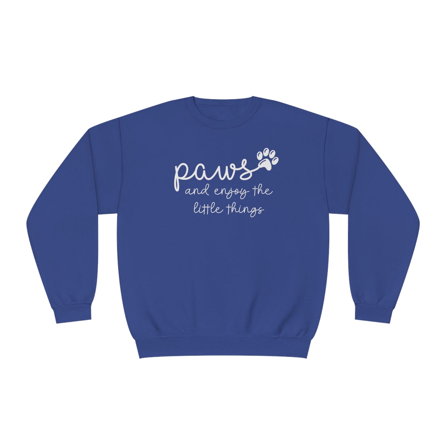 Paws and Enjoy The Little Things Unisex NuBlend® Crewneck Sweatshirt