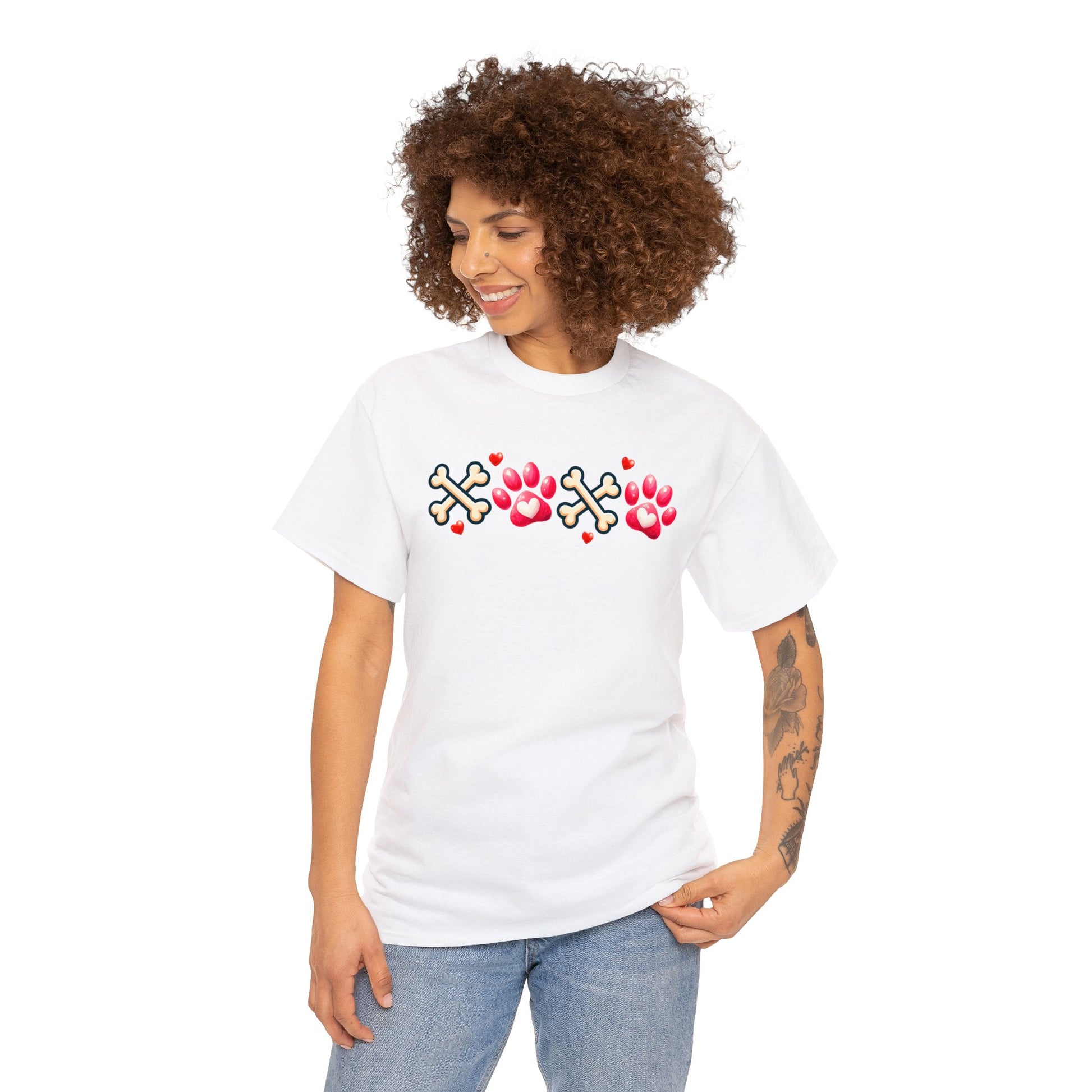 XOXO Valentine Dog Tee Shirt - Four More Paws