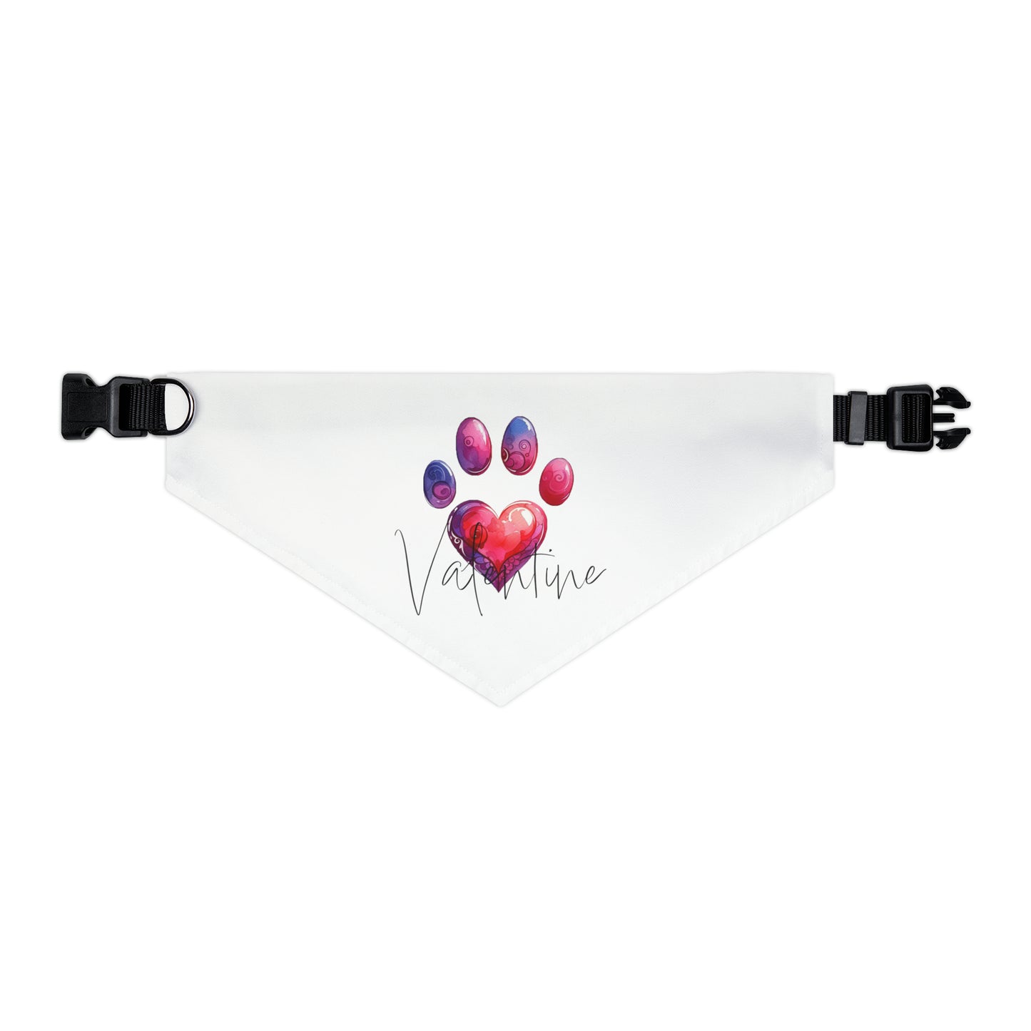 Valentine's Dog Bandana - Heart Dog Bandana - Tie On Bandana - "Cupid"