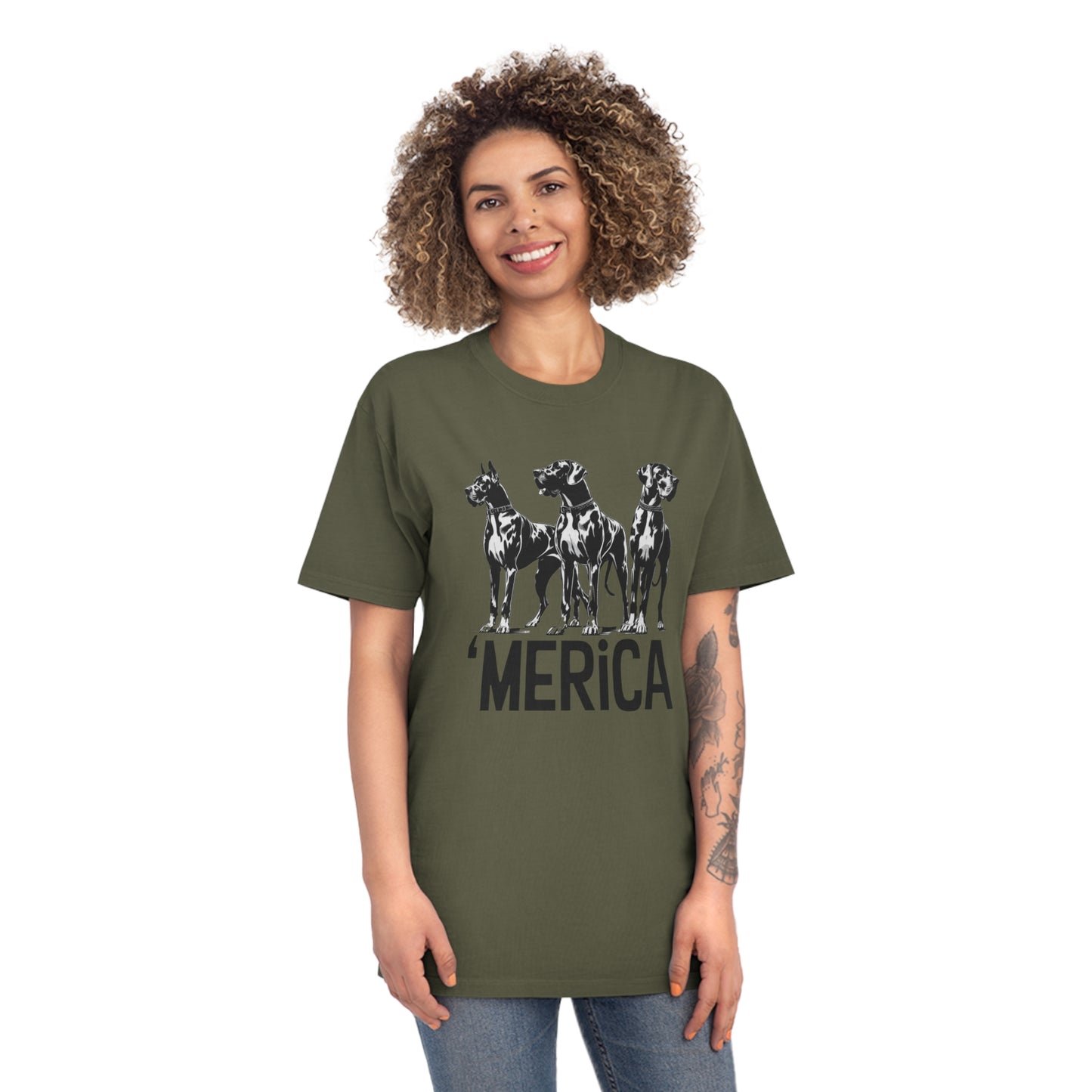 Patriotic America Great Dane Tee