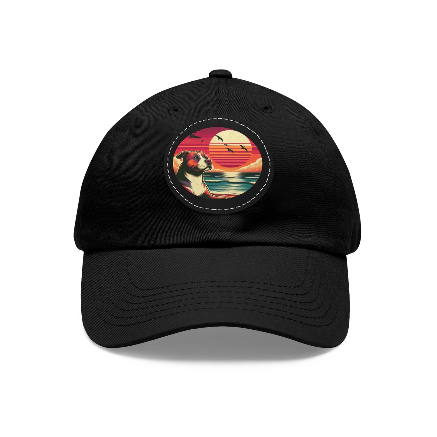 Pit Bull Summer Vibes Classic Summer Ball Cap, Pitbull Mom, Pitbull Dad, Pittie Lovers, Popular Vacation Hat,