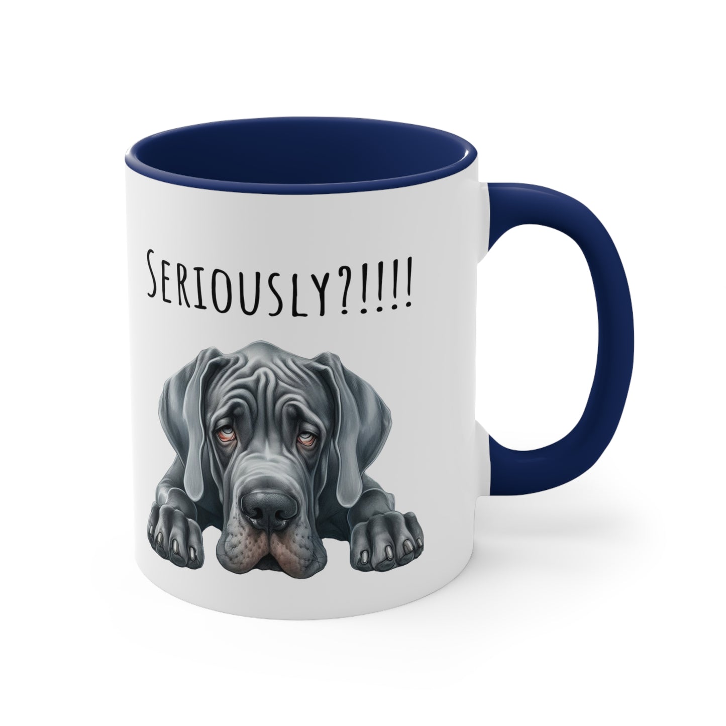 Seriously Funny Dog Morning Coffee Mug