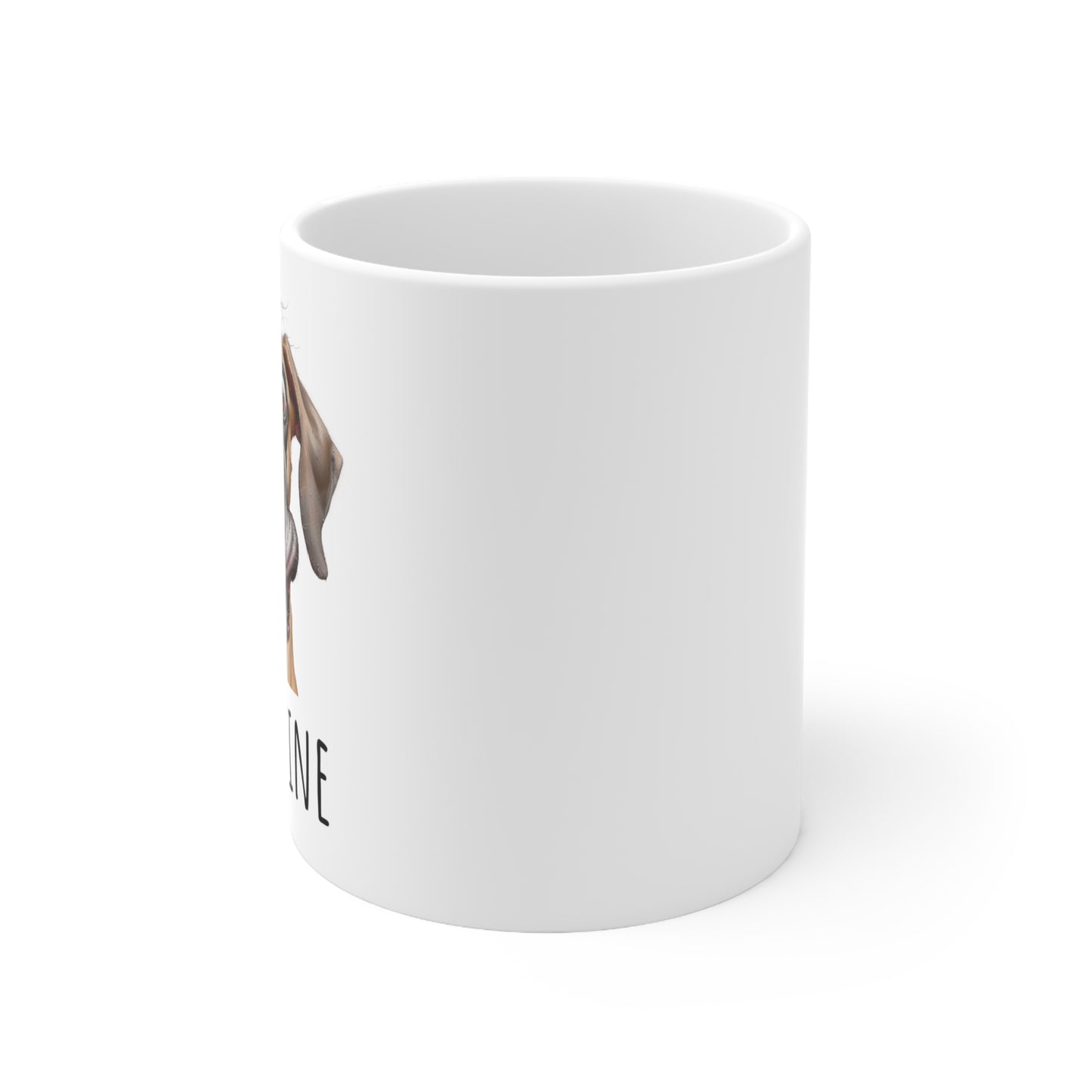 I'm Fine Funny Stressed Fawn Great Dane Ceramic Coffee Mug 11oz