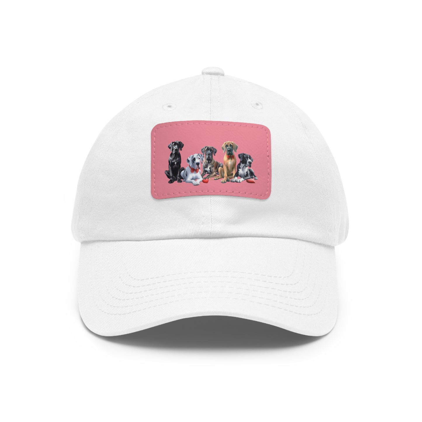 Valentines Great Dane Summer Ball Cap