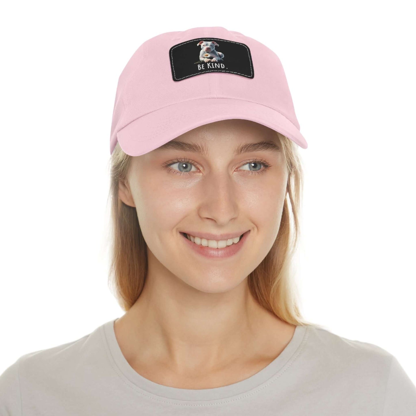 Be Kind White Pit Bull Summer Ball Cap