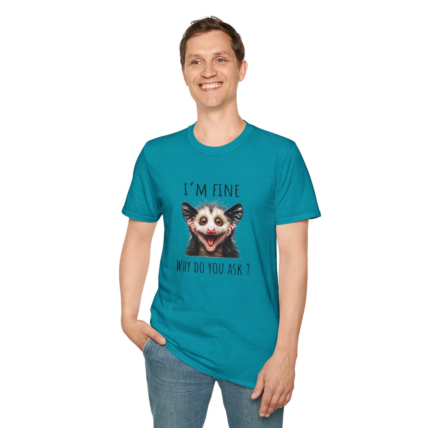 Funny Opossum Soft Style Tee