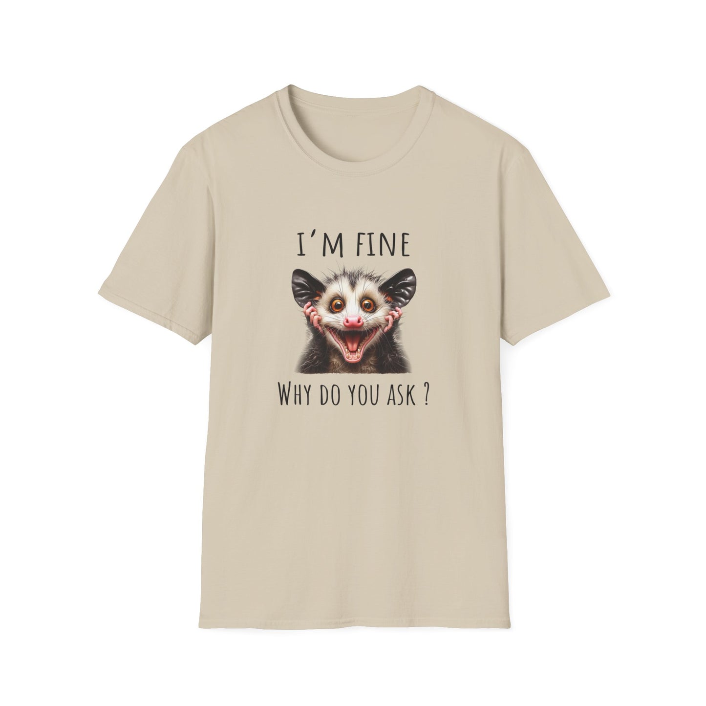 Funny Opossum Soft Style Tee