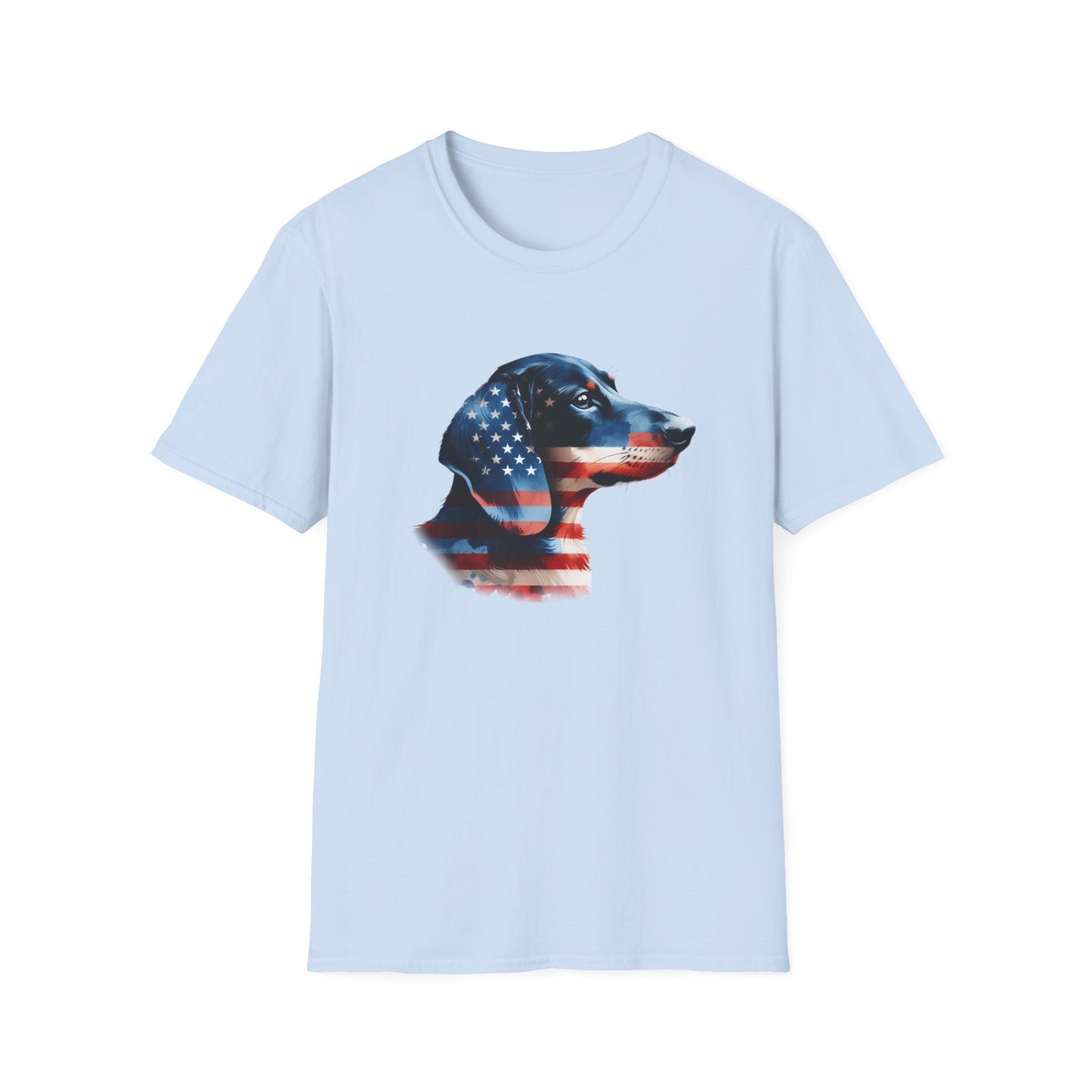 Patriotic Dachshund Unisex Soft Style T-Shirt - Four More Paws