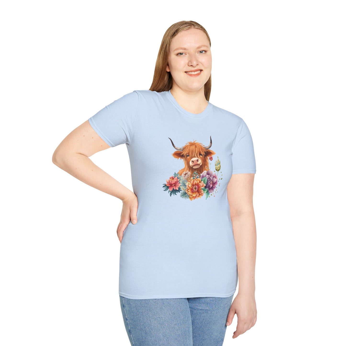 Mini Cow Floral Tee