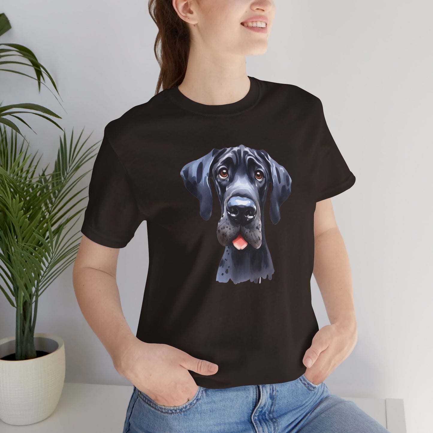 Funny Great Dane Unisex Jersey Short Sleeve Tee