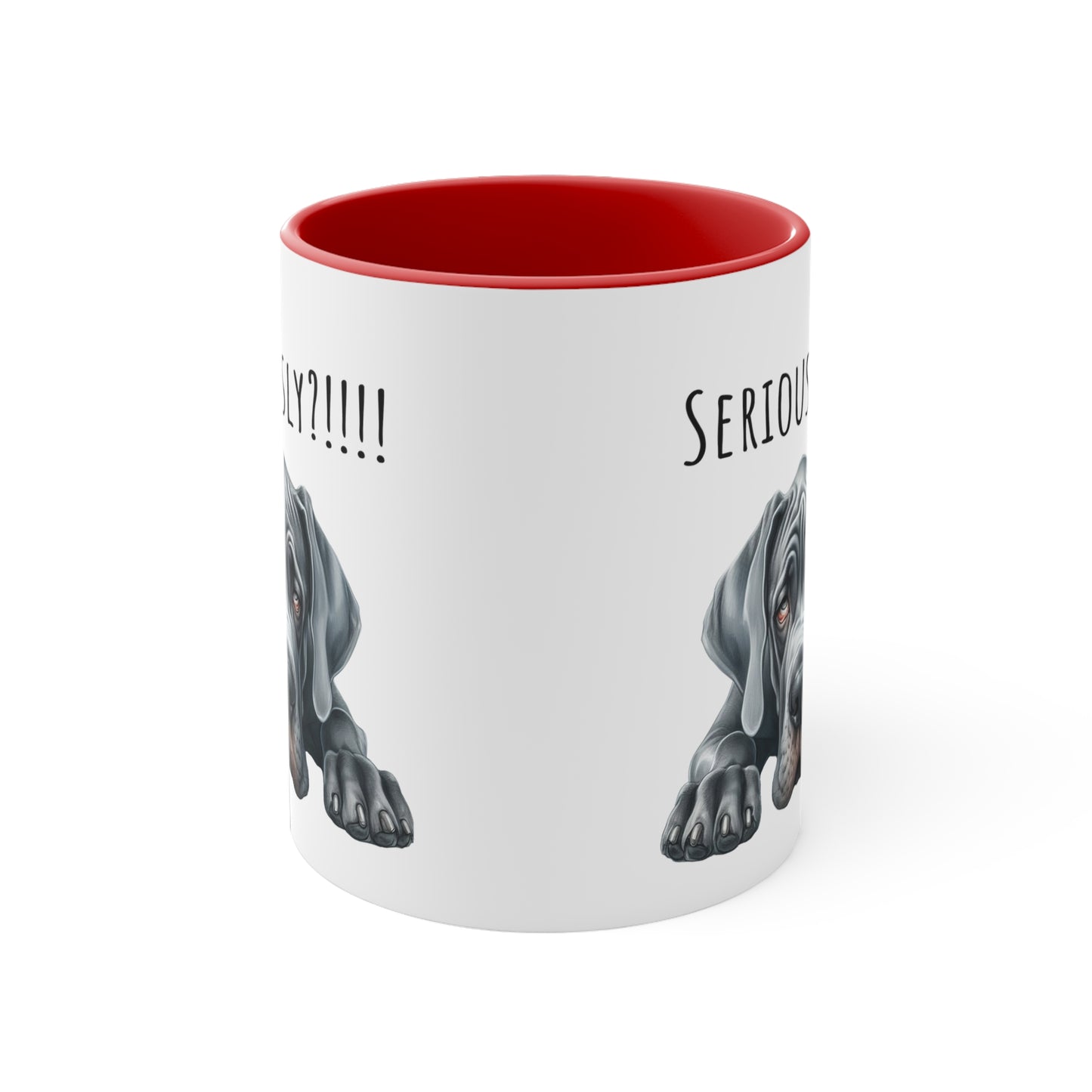 Seriously Funny Dog Morning Coffee Mug