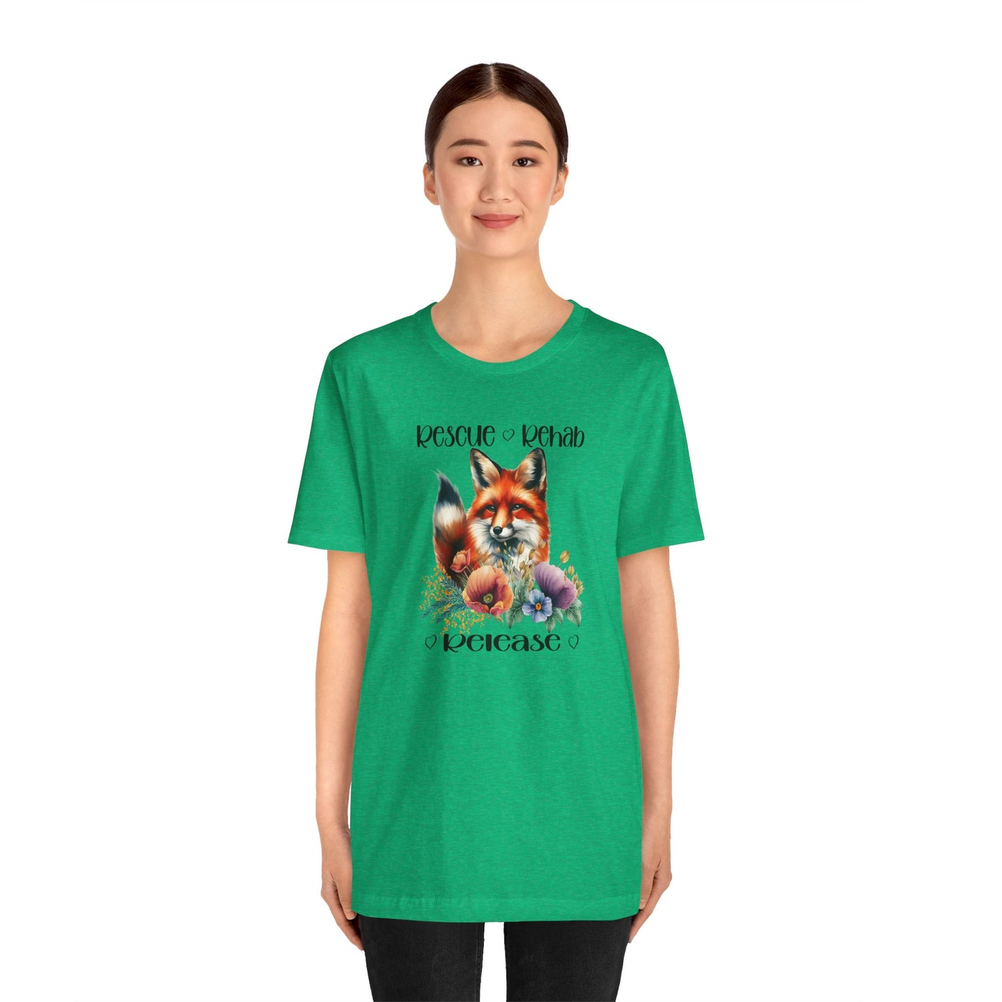 Rescue Rehab Release Fox Tee - Four More Paws