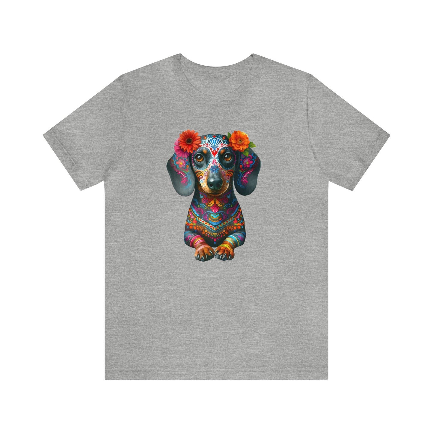 Dia de los Muertos Dachshund Shirt, Dog Day of the Dead Shirt, Dachshund Sugar Skull tee,  Doxie Mom, Gifts for Dachshund Lovers