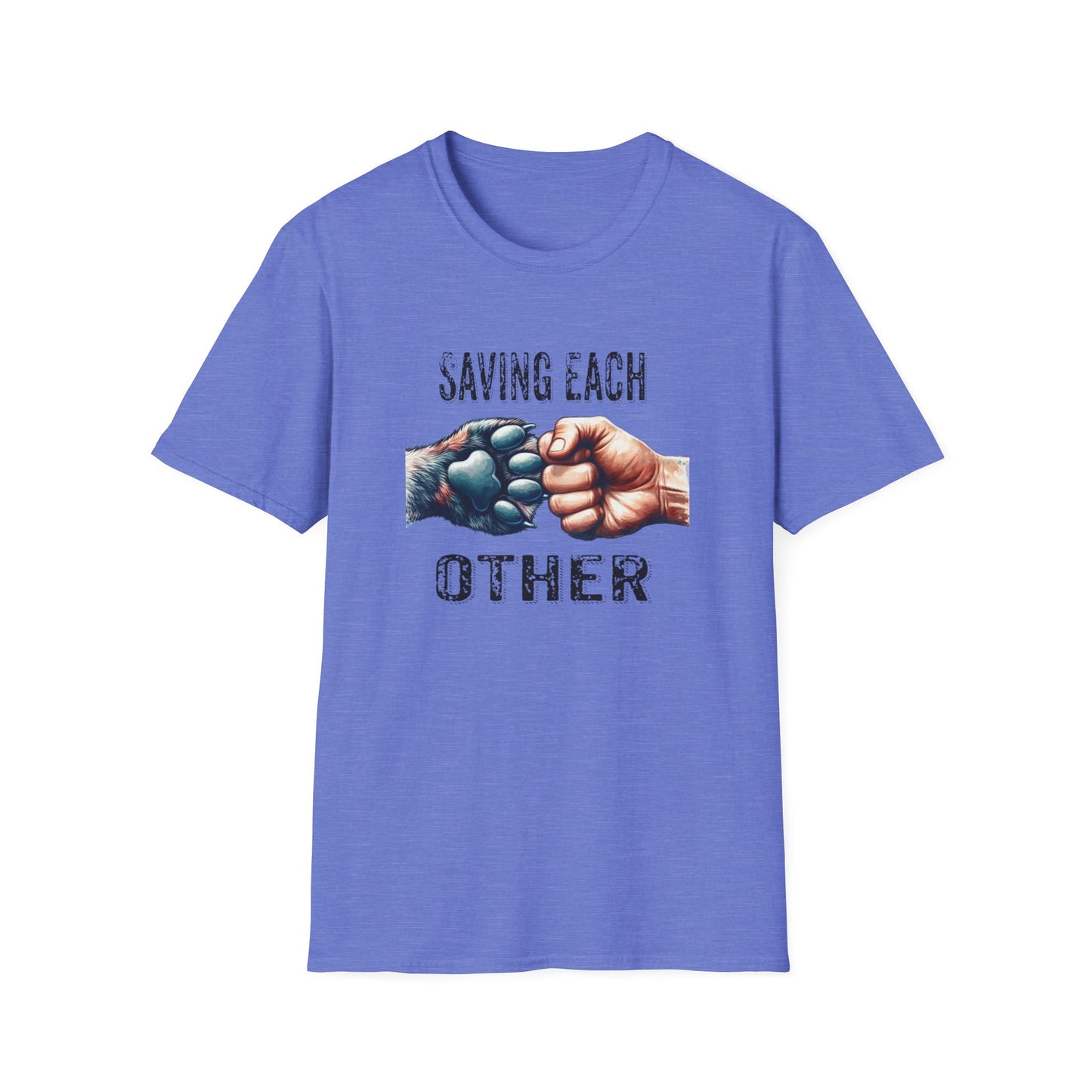 Saving Each Other Dog Rescue Tee - Four More Paws