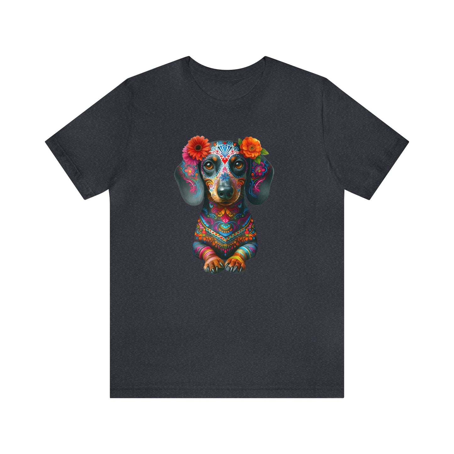 Dia de los Muertos Dachshund Shirt, Dog Day of the Dead Shirt, Dachshund Sugar Skull tee,  Doxie Mom, Gifts for Dachshund Lovers